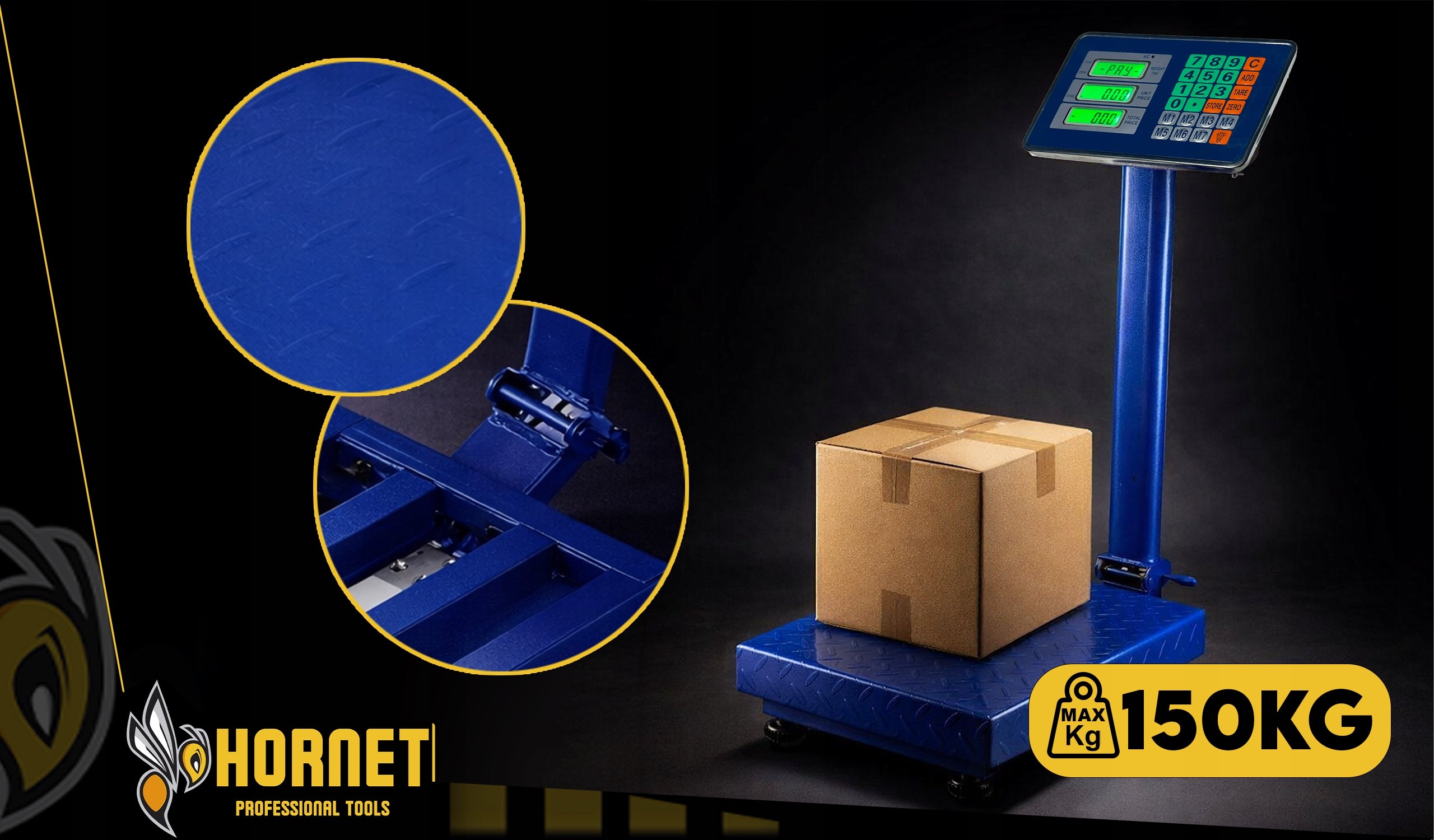 Warehouse Scale Electronic Shop LCD 150kg Platform Freight Strong Packaging status original