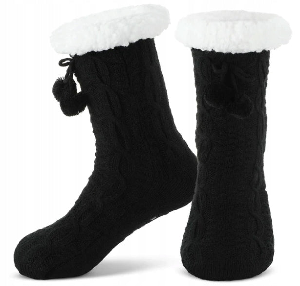 Warm socks with sheepskin coat anti-slip 38-41