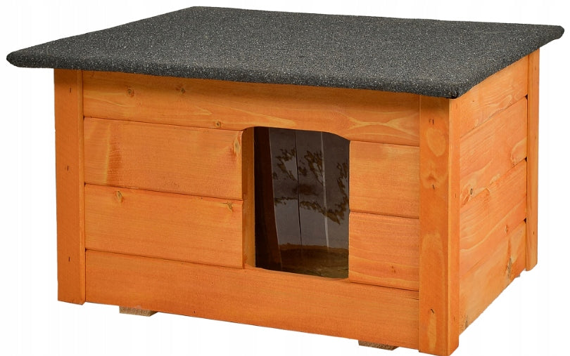 Warmed Buda Dog Booth Wooden Whole Folded