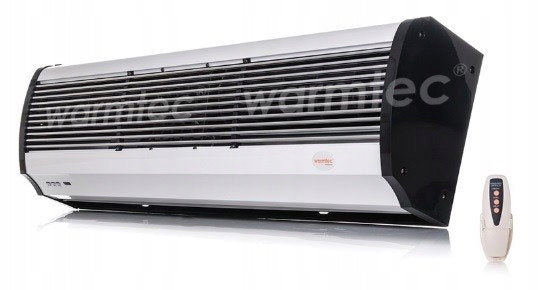 Warmtec WRM12+ air curtain, remote control, 180 cm Product height 26 cm