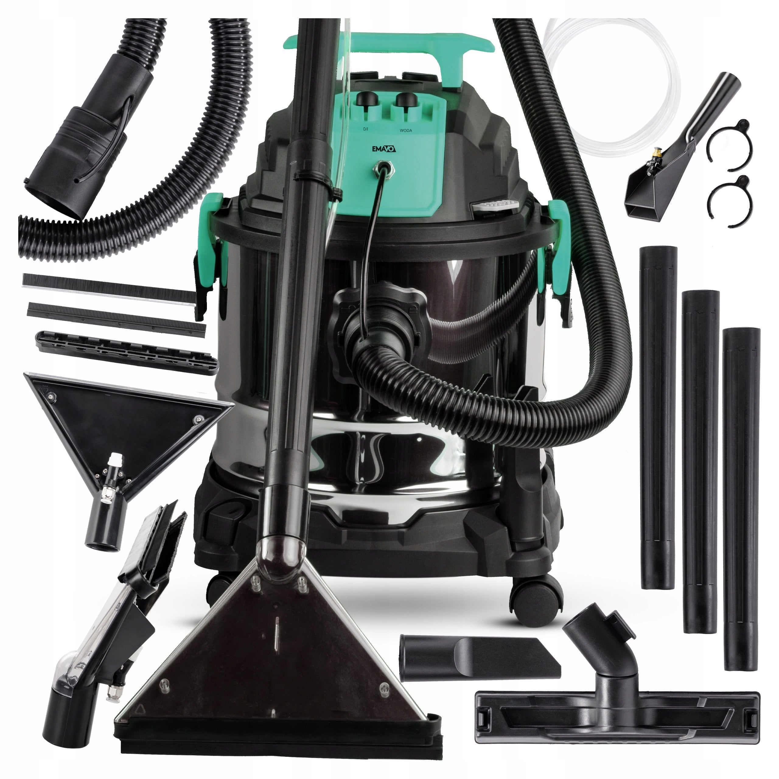 Washing Vacuum Cleaner EMAVO Powerful for Washing Carpet Upholstery 20L Wet Dry