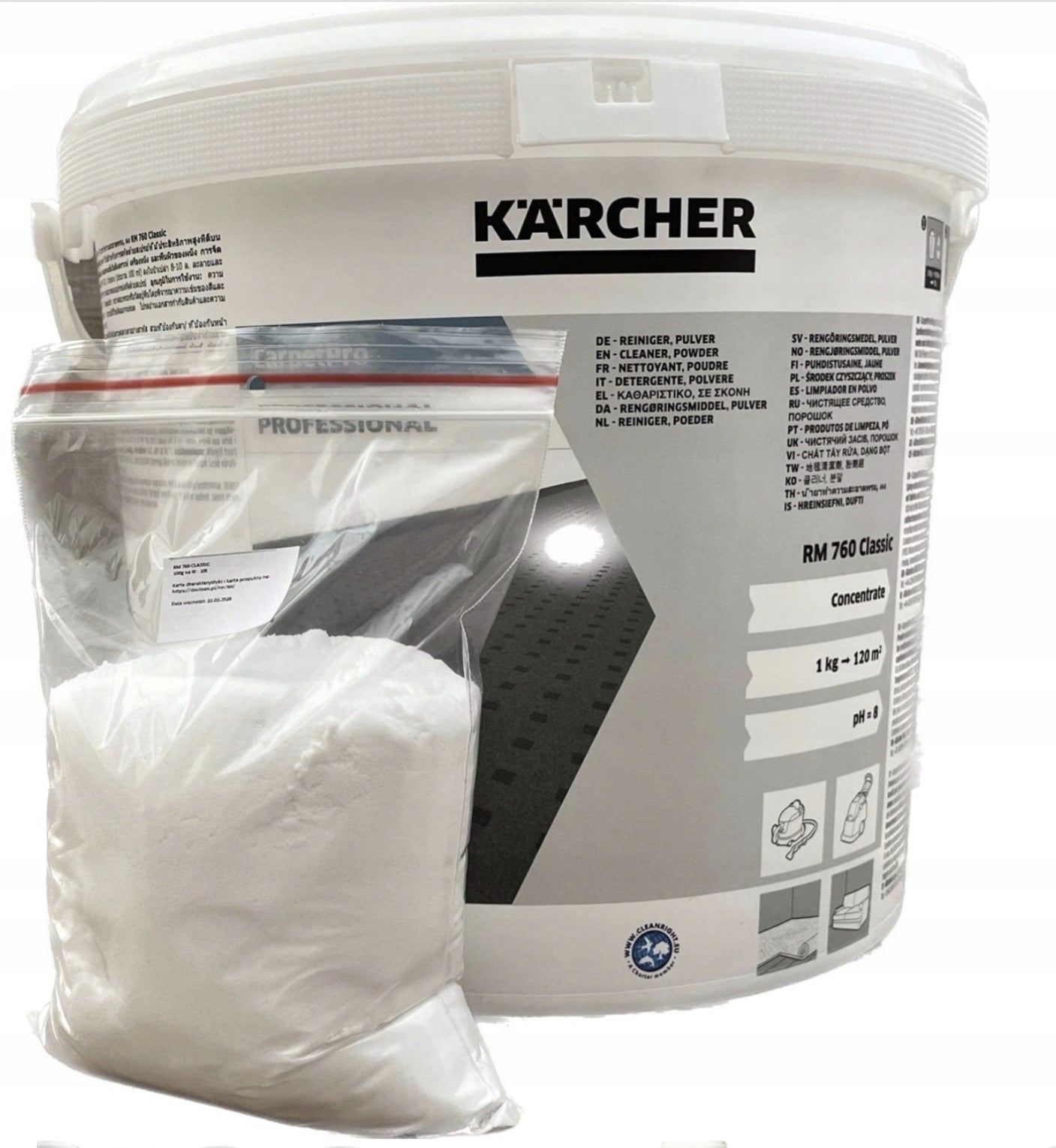 Washing powder Kärcher 0,8 kg 0,8 l 1 pc.