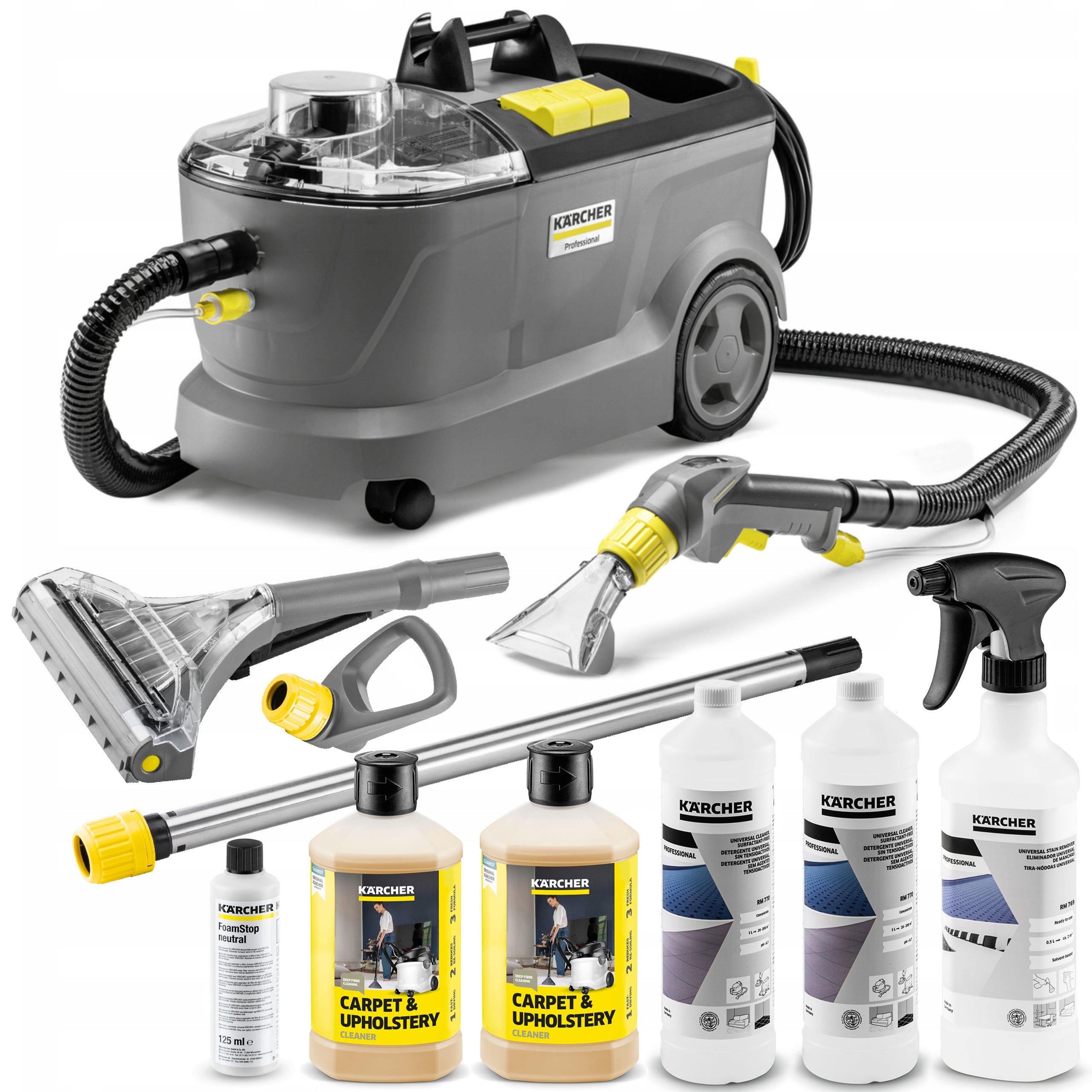 Washing vacuum cleaner KARCHER PUZZI 10/1 Professional + XXL washing set