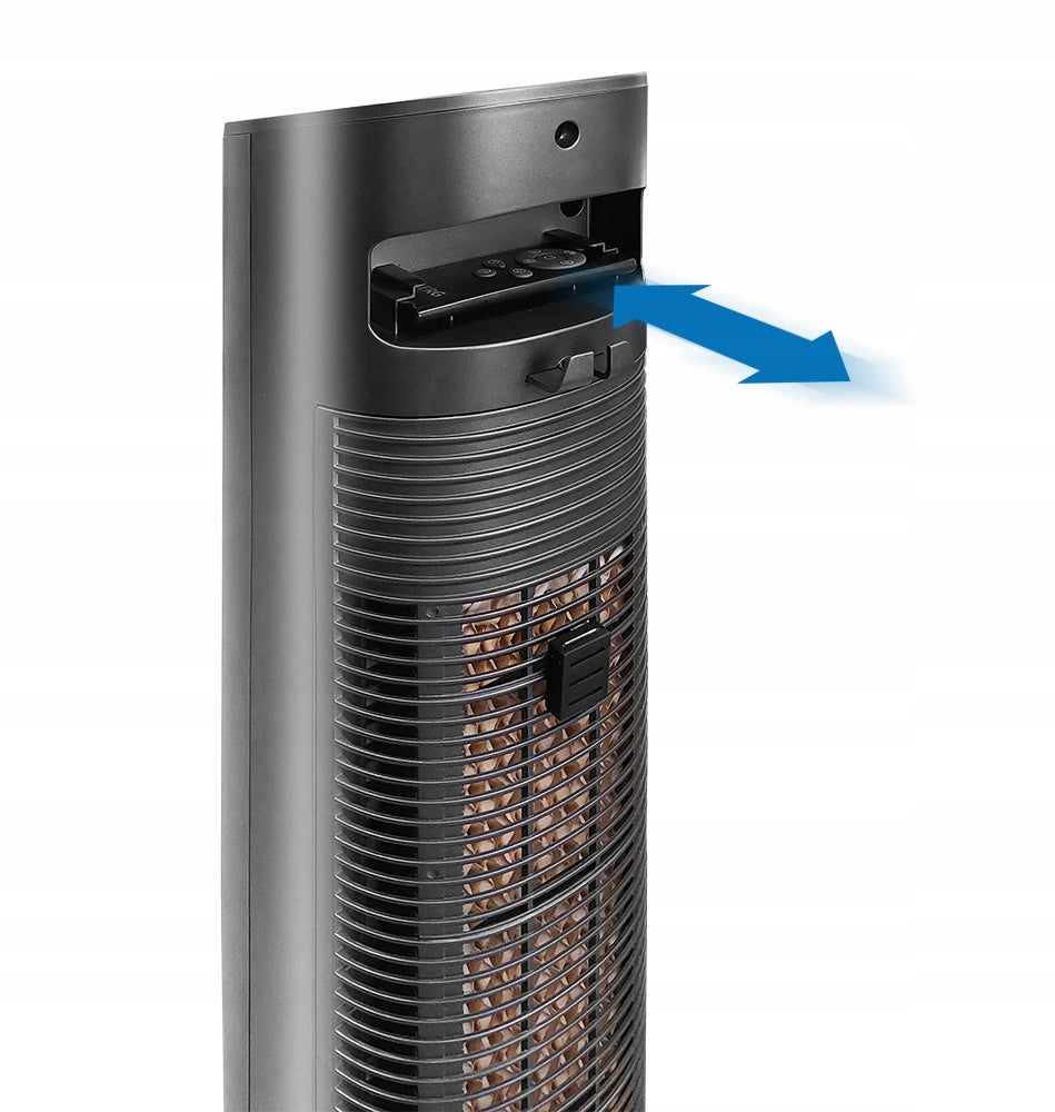 Water Air Conditioner 6in1 Column Fan IONIZATION WiFi + Aroma Dominant color black