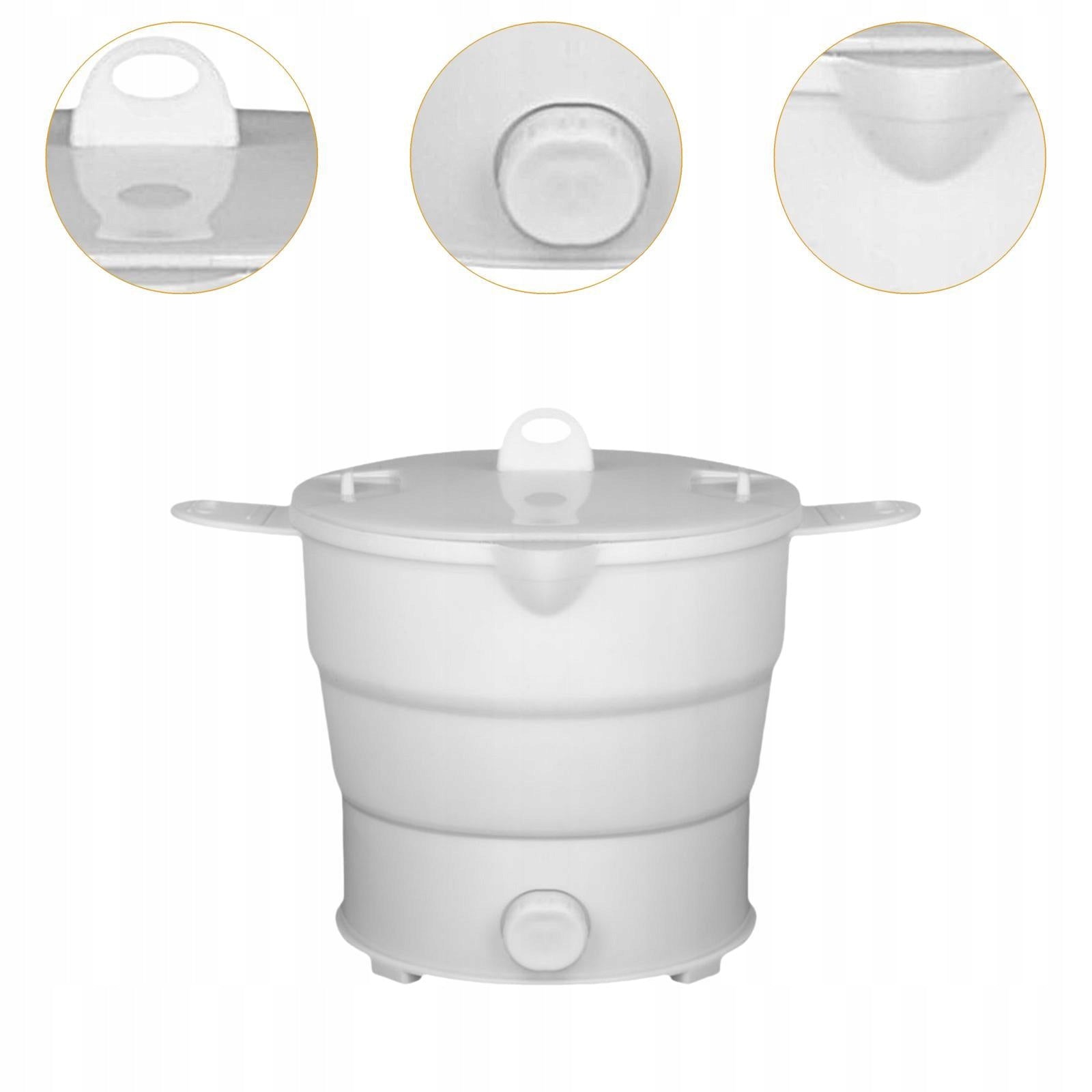 Water Boiling Pot Mini Heating Pot Multifunctional Silicone Cookerware Packaging status original