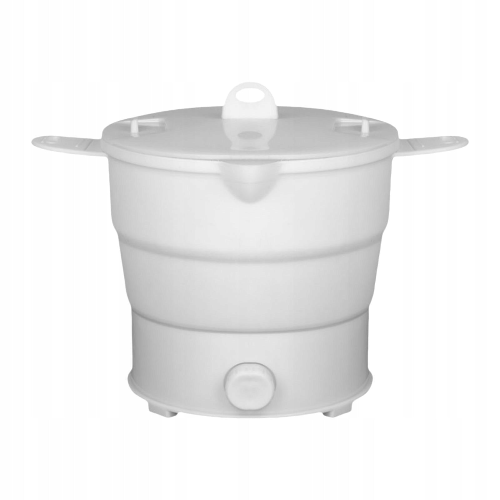 Water Boiling Pot Silicone Cookerware Boiling Water Steamer 1.2L Foldable Brand no brand