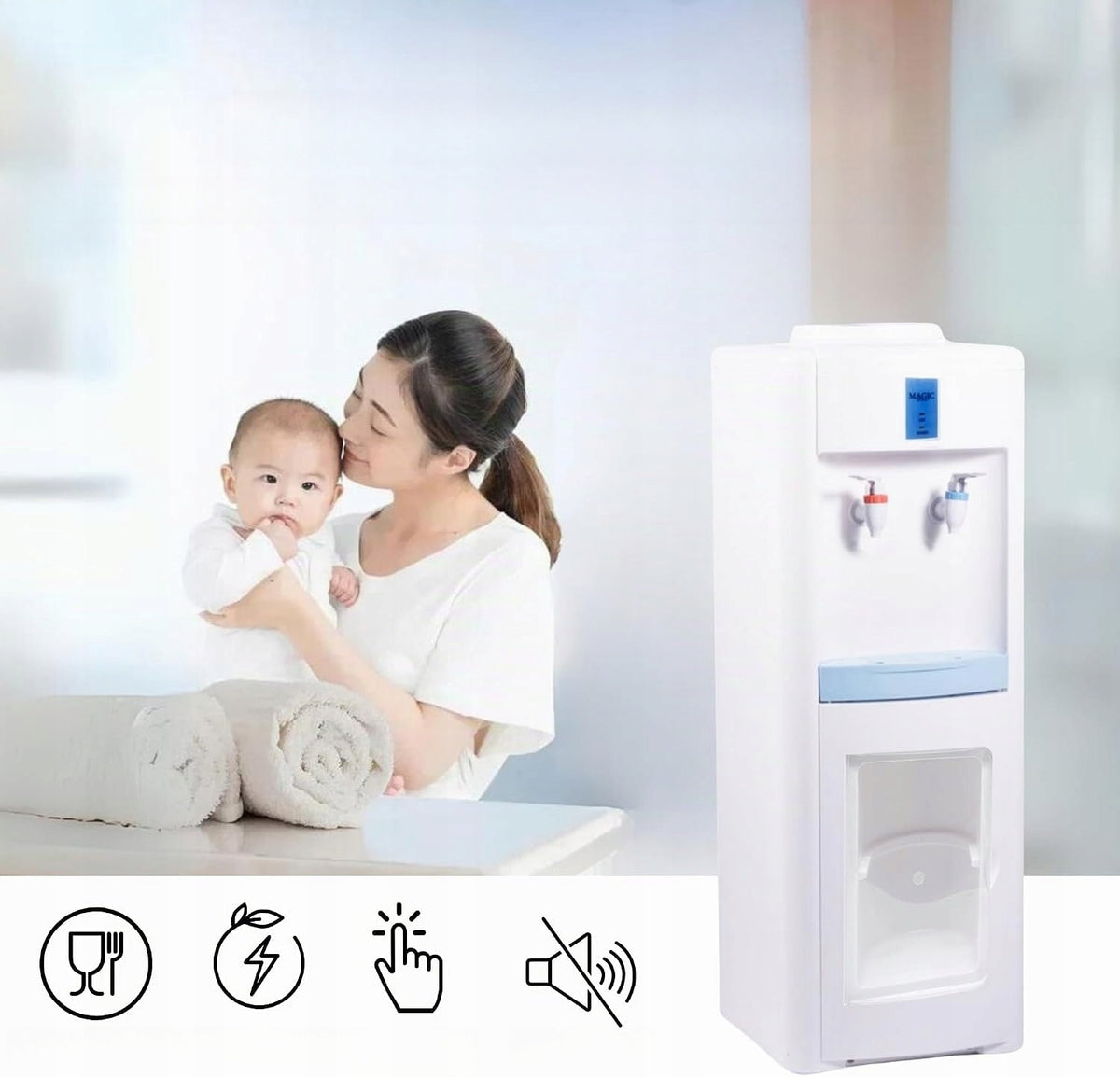 Water Dispenser Cold And Hot Water Dispenser Electric Quiet 500 Watts Brand no brand