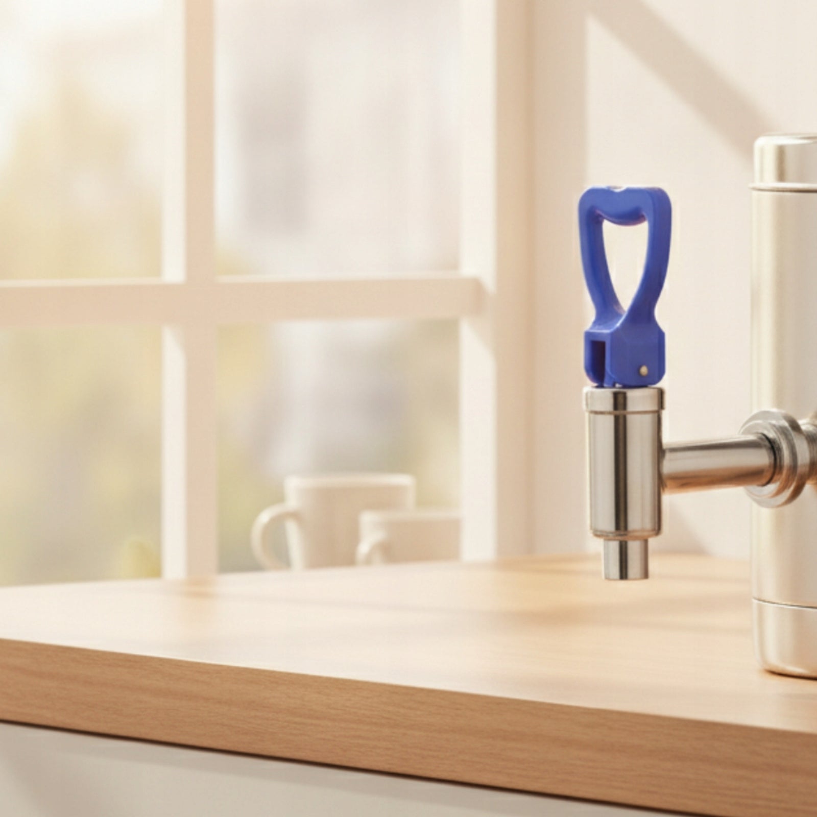 Water Dispenser Faucet Press-Type Dispenser Spigot with Lever Threaded Packaging status original