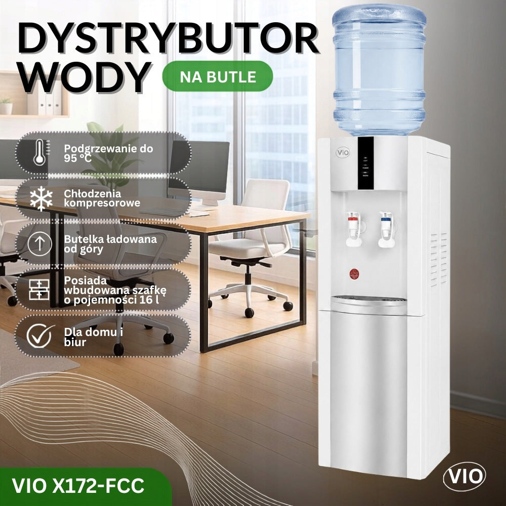 Water Distributor ViO X172-FNC White On Cylinder Cabinet Without Cooling For Home Packaging status original