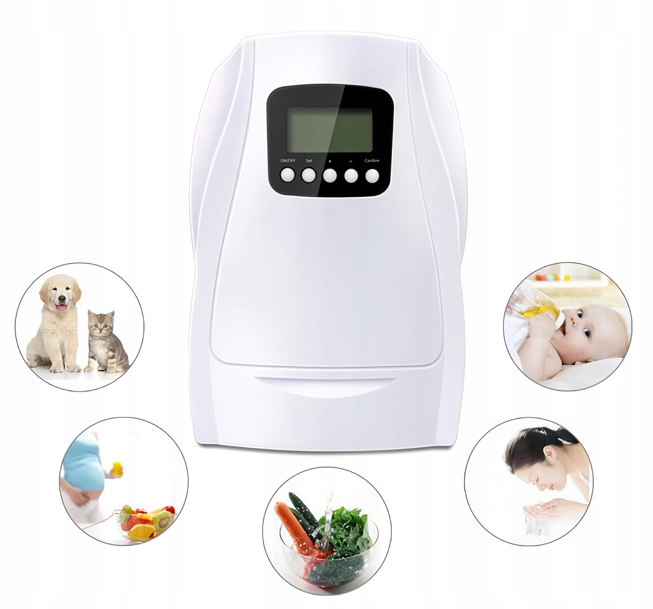 Water Food Ozonator 500mg/h Sterilization, Fungal Defunging 220V Universal Maximum efficiency 150 m³/h