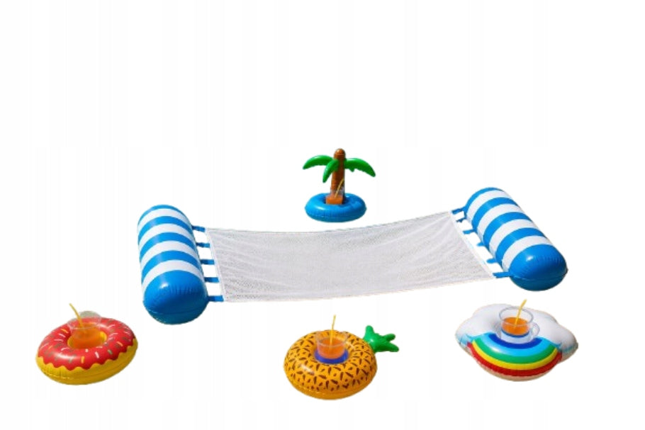 Water Hammock Swimming Mattress Inflatable Mesh