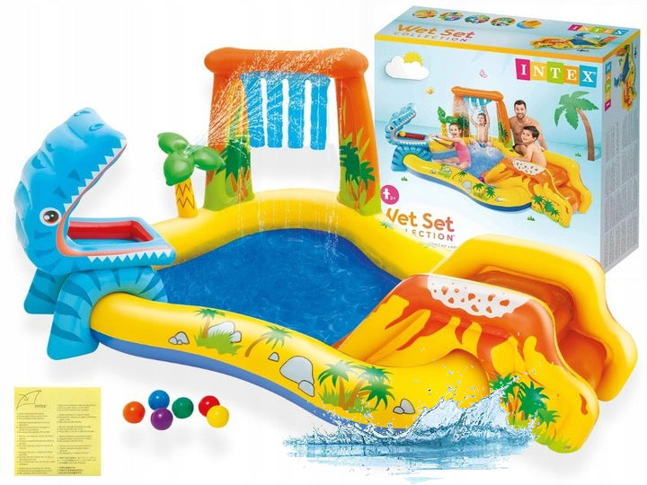 Water Playground Inflatable Swimming Pool for Children Garden Fountain Intex 57444 Brand no brand