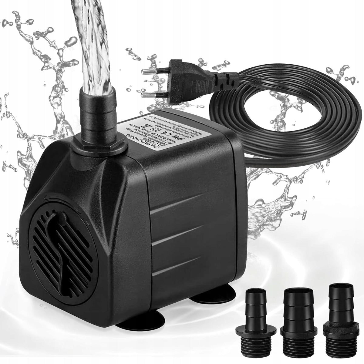 Water Pump for Fountain Aquarium Water Mesh 2000l/h 35W Quiet Manufacturer no brand