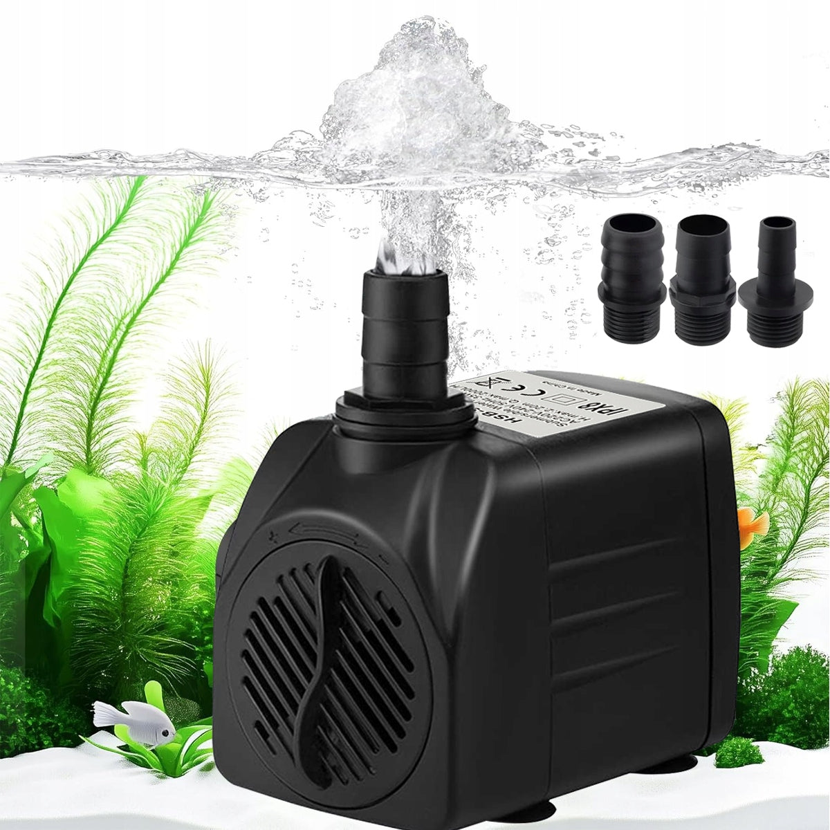 Water Pump for Fountain Aquarium Water Mesh 2000l/h 35W Quiet