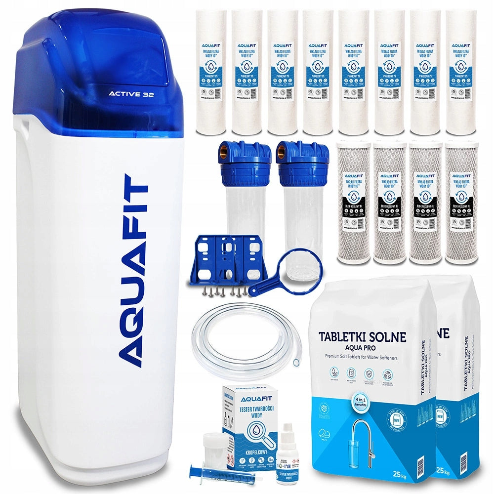 Water Softener Water Treatment Station Full Set AQUAFIT Active 32 3/4"