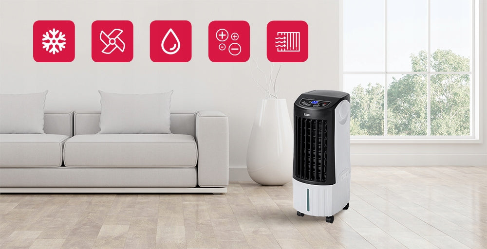 Water air conditioner HAXON ROX portable air conditioner 12l + IONIZATION humidifier Control remote