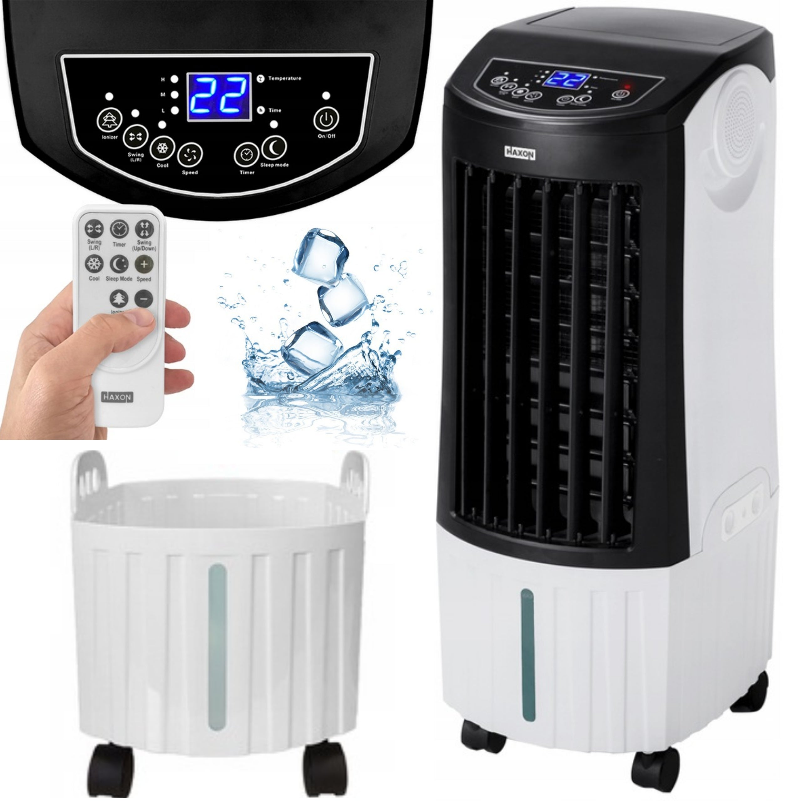 Water air conditioner HAXON ROX portable air conditioner 12l + IONIZATION humidifier Packaging status original