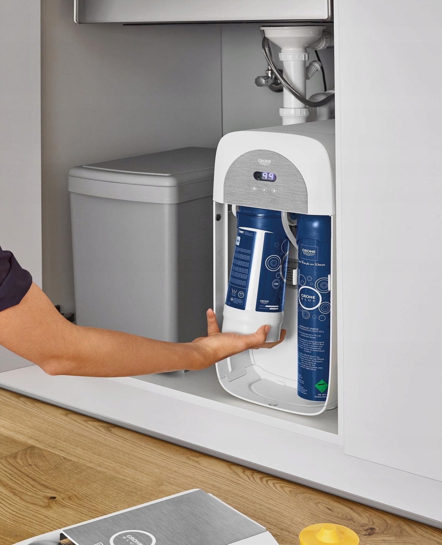 Water filter Grohe Blue S, capacity 600l, 5-stage filtration 40404001 EAN (GTIN) 4005176984068