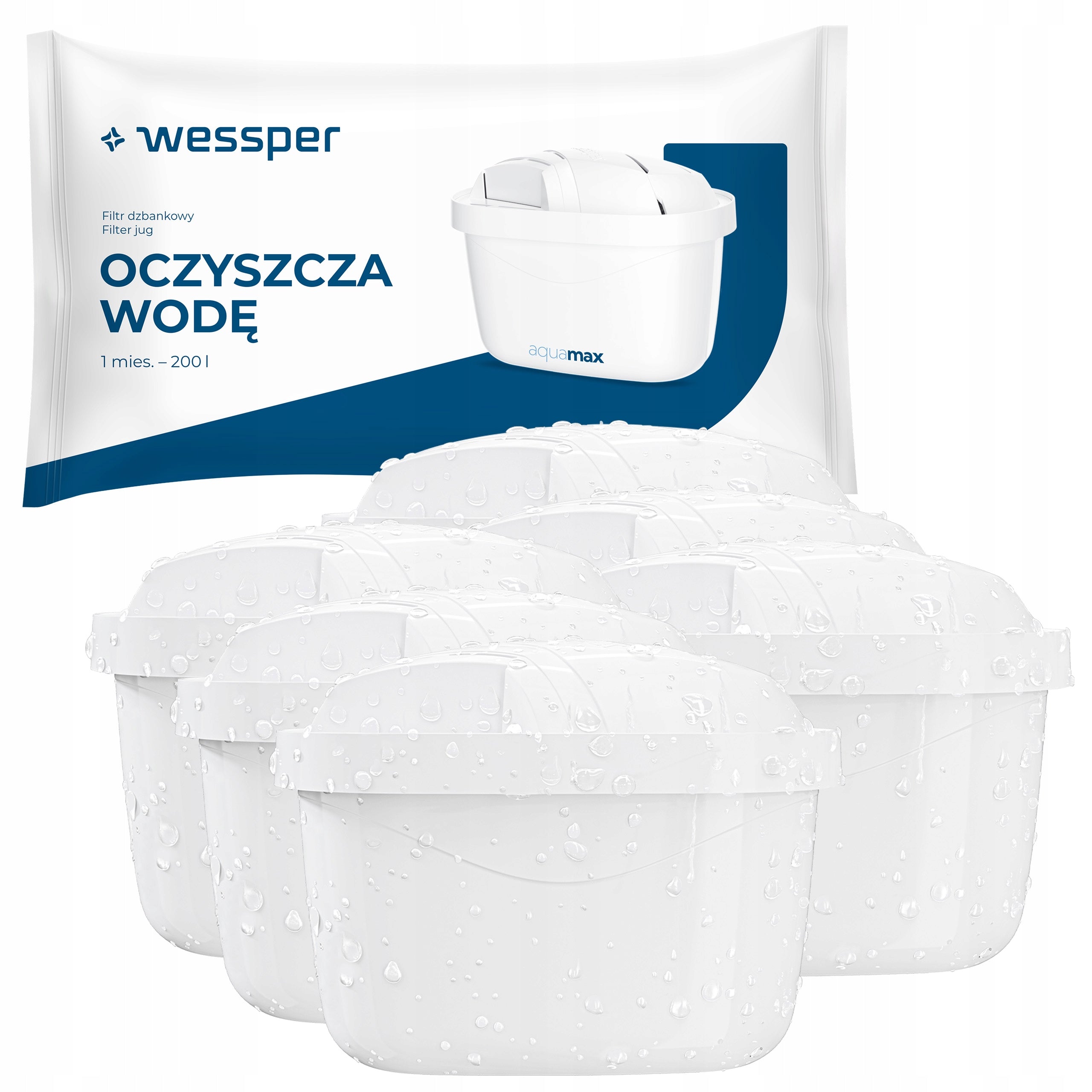Water filter Wessper aquamax STANDARD for filter jug 6 pieces