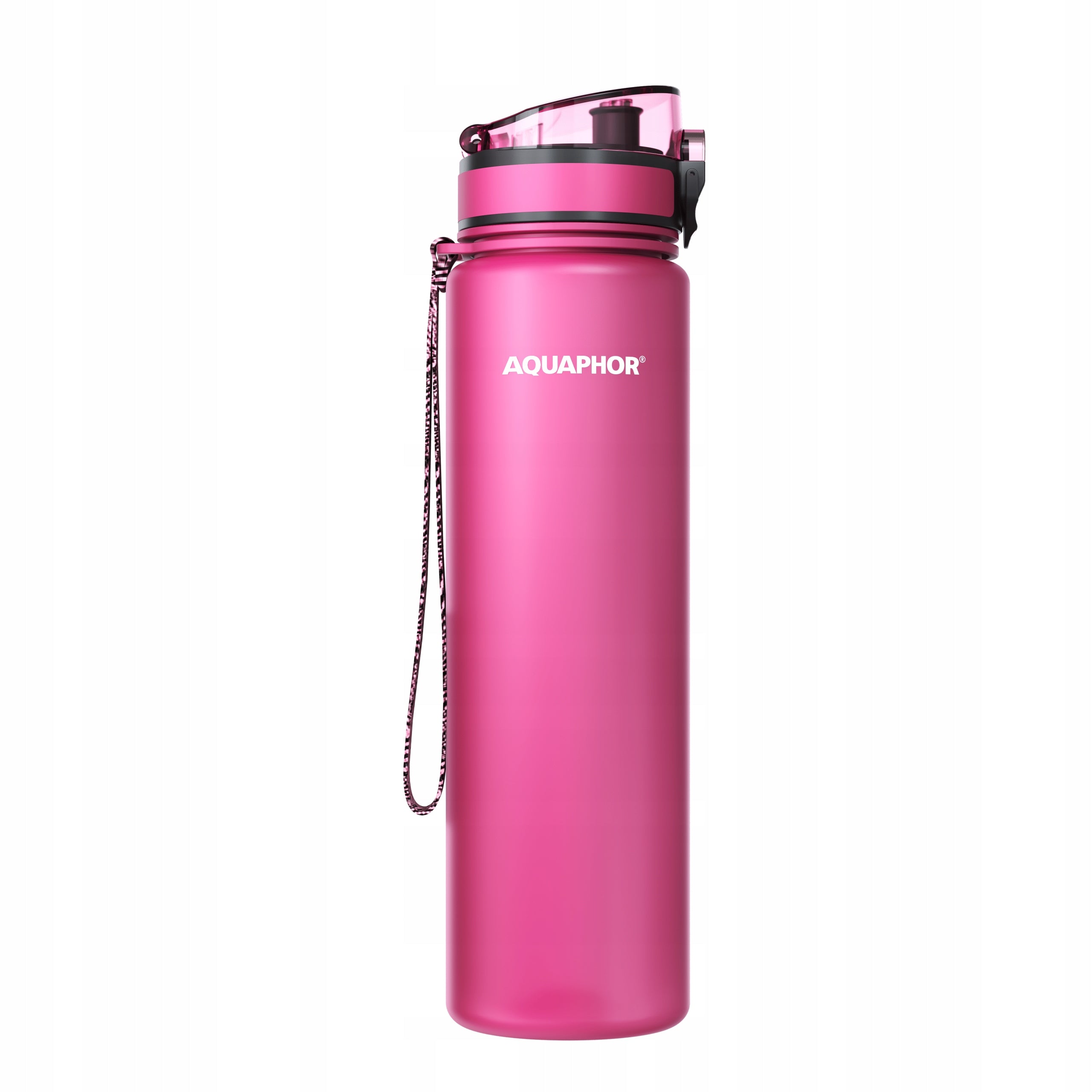 Water filter cartridge bottle AQUAPHOR CITY 1L pink sports large Packaging status original