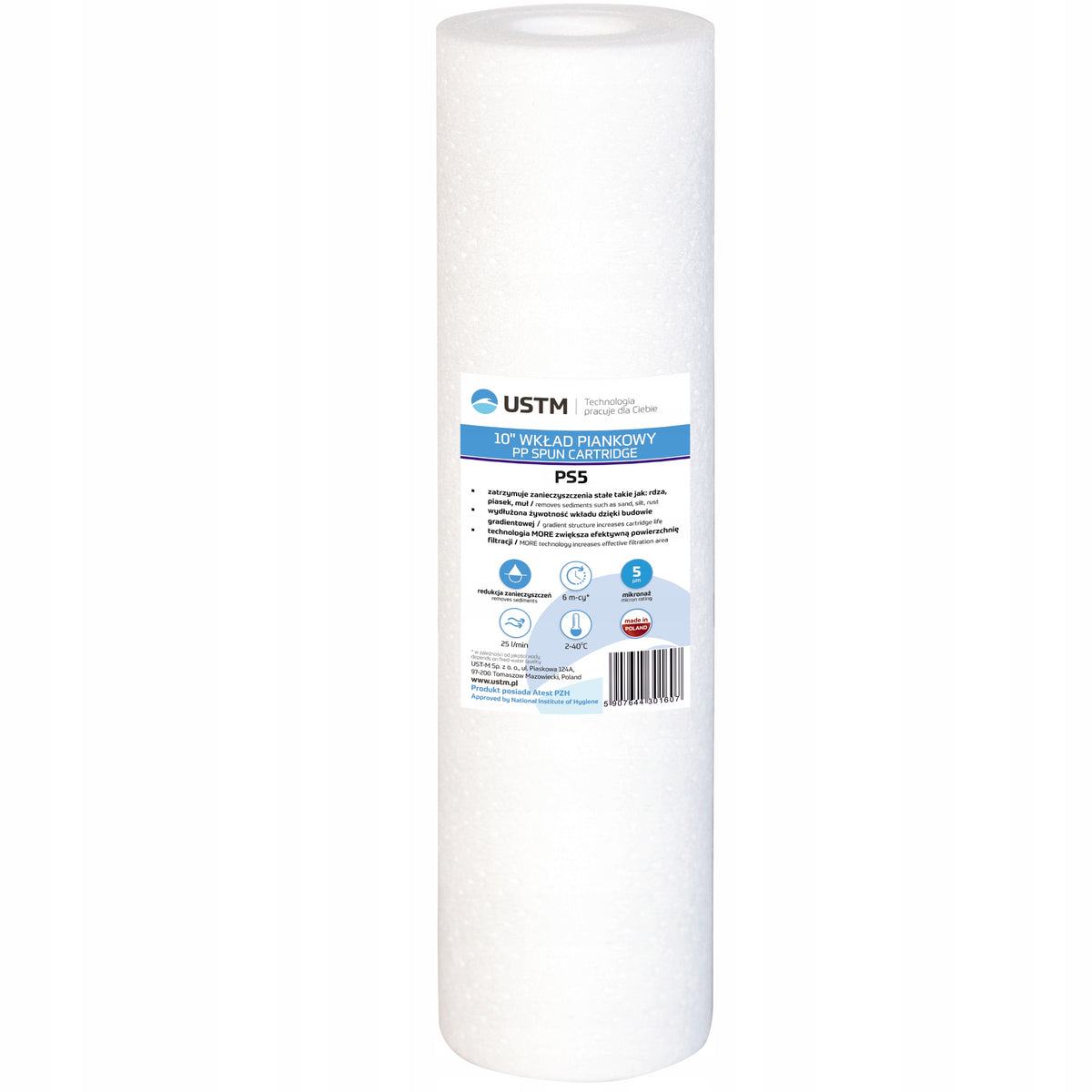 Water filter cartridge set Ustm osmosis RO6 + membrane EAN (GTIN) 5907006030695