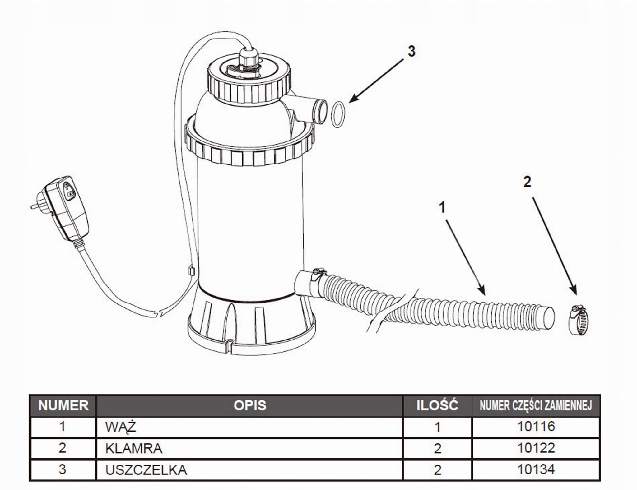 Water heater for swimming pool INTEX 28684 Brand no brand