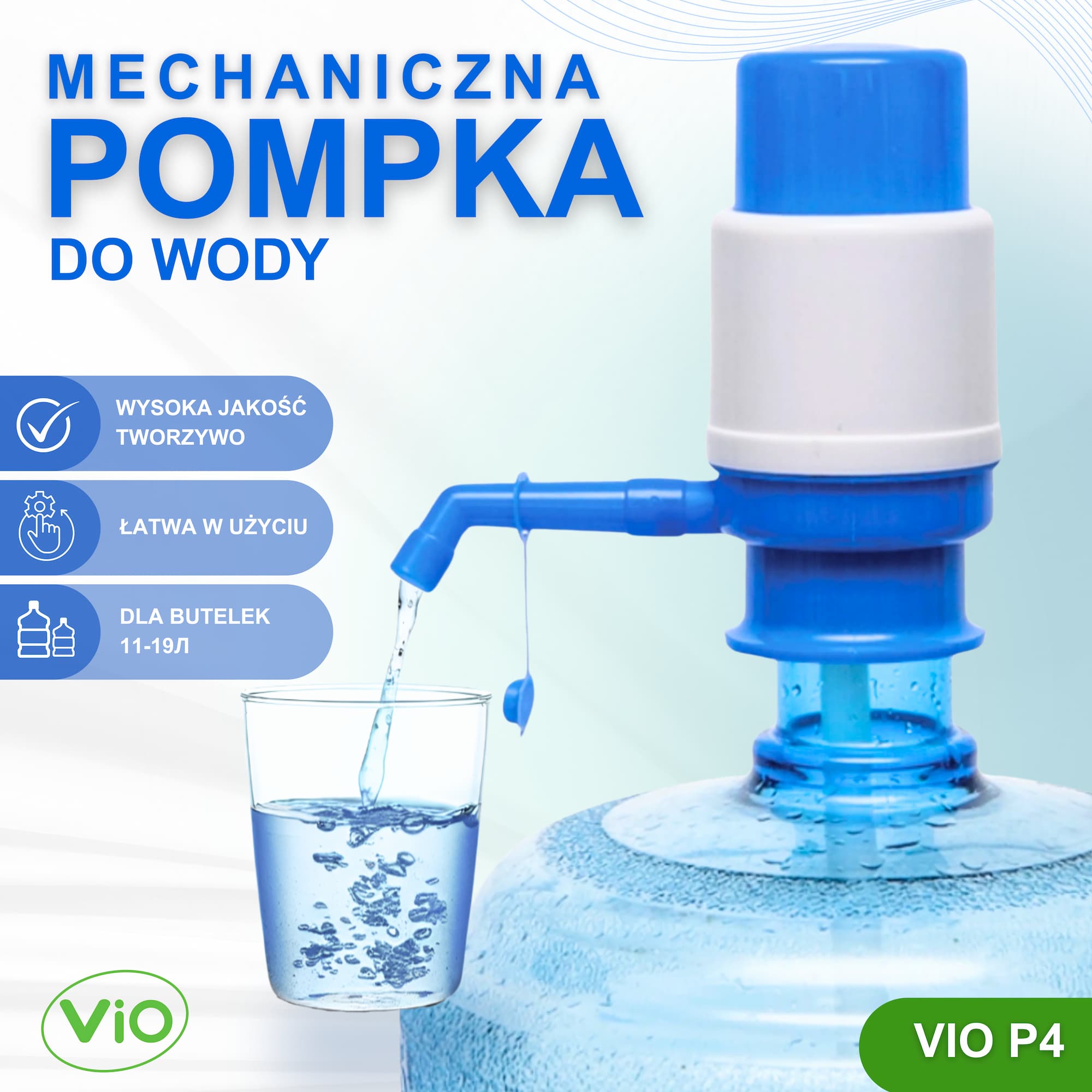 Water pump ViO P4 – Dispenser bottle pourer 13, 18,9 l Packaging status original