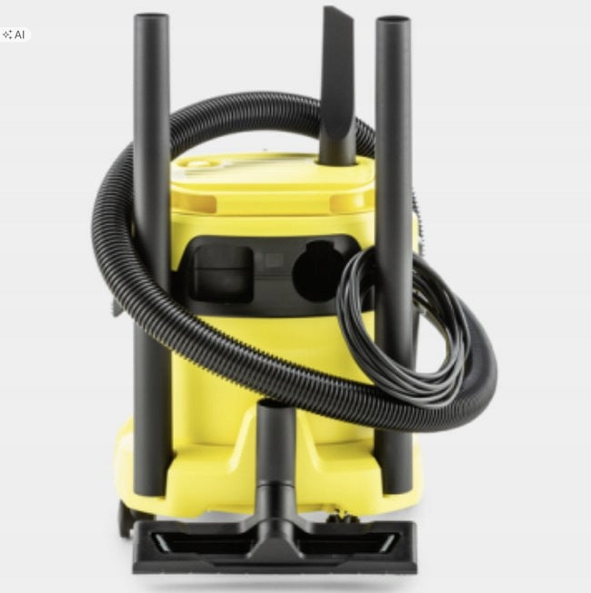 Water vacuum cleaner Kärcher WD 2 V-15/4/18 1000 W yellow/gold Manufacturer code 1.628-003.0