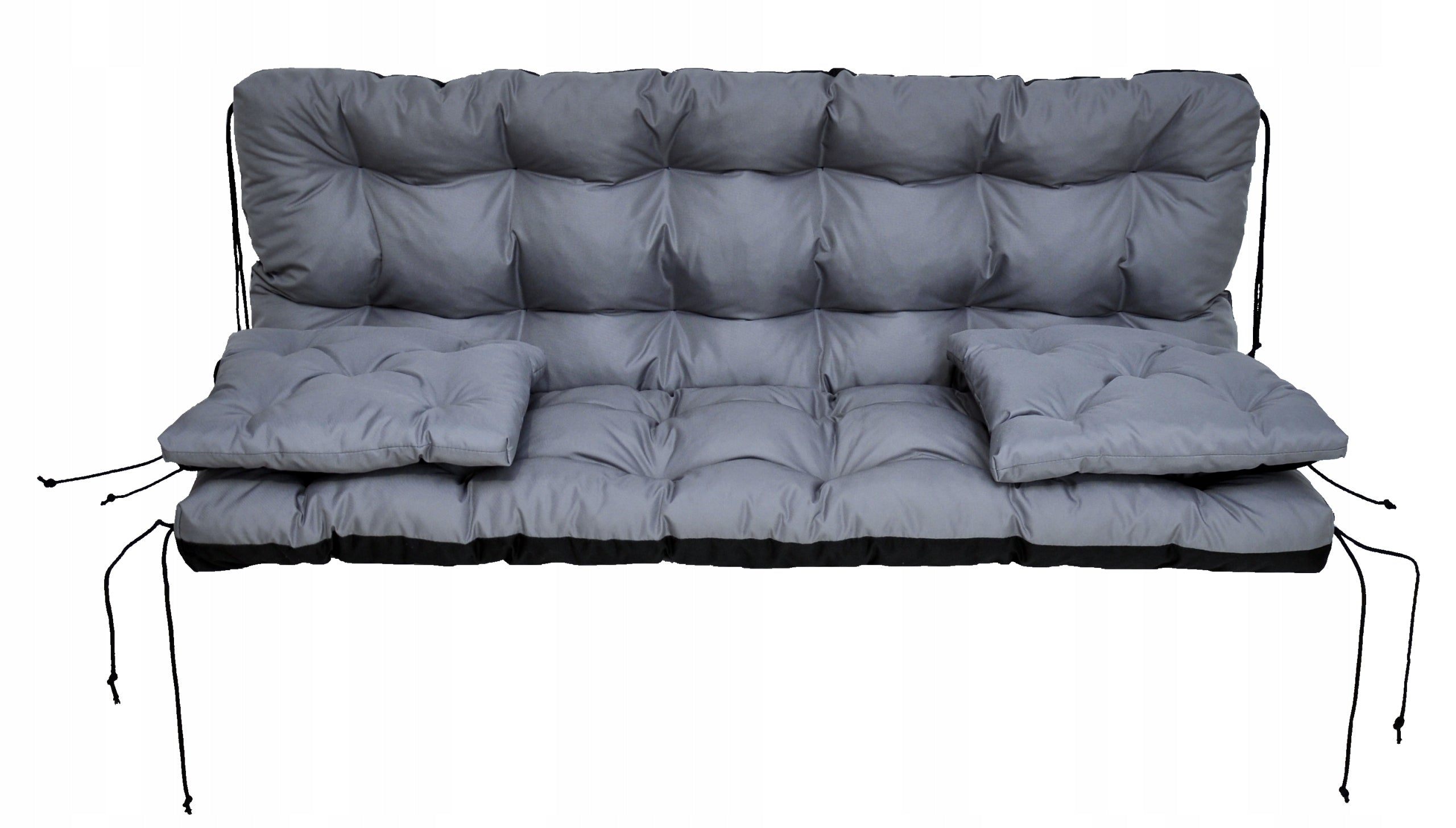 Waterproof Swing Cushion for Garden Bench 140 cm + Cushions 40x40 Manufacturer no brand