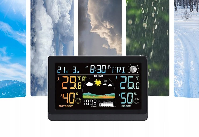 Weather Station 7,5" DCF Color Display + Outdoor Sensor Brand no brand