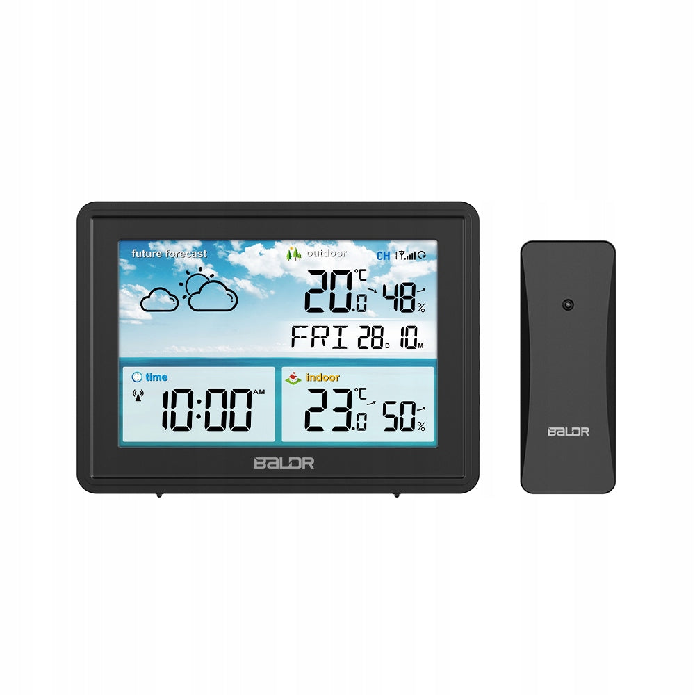 Weather Station BALDR B0359 Forecast Temperature Alerts Wireless