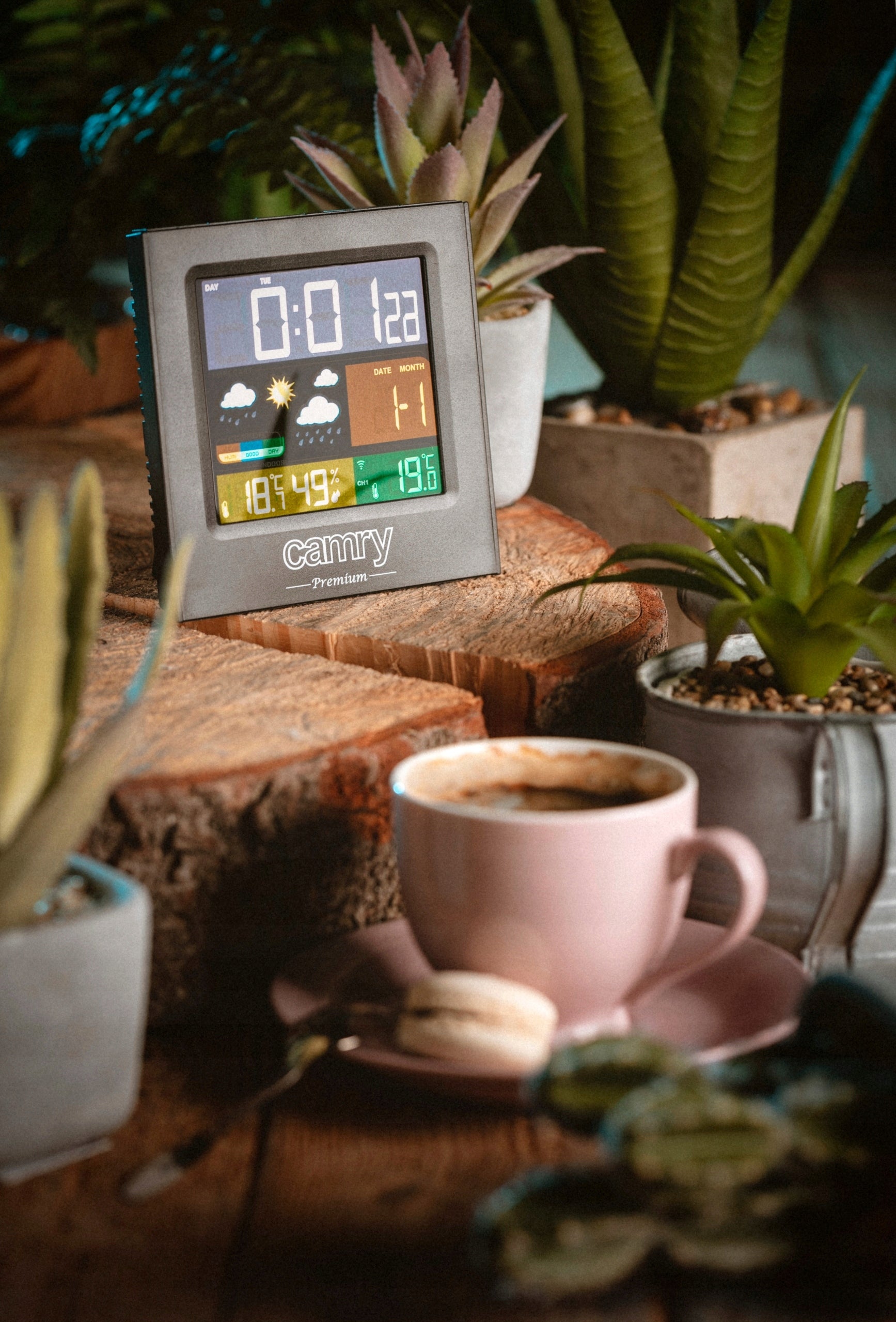 Weather Station Thermometer Hygrometer Outdoor Probe and Weather Forecast Packaging status original