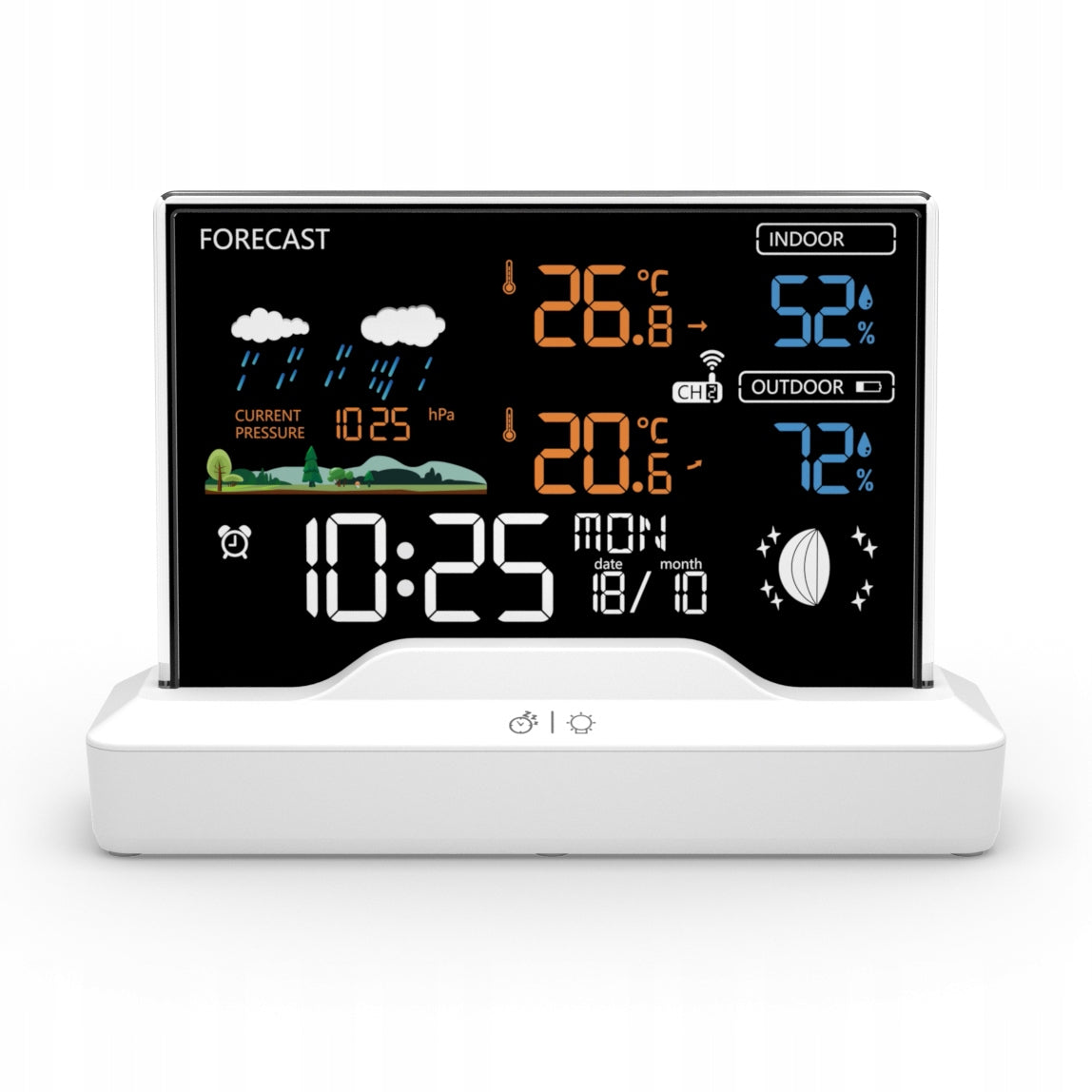 Weather Station WEATHER Wireless METEO Hygrometer Barometer Thermometer Packaging status original