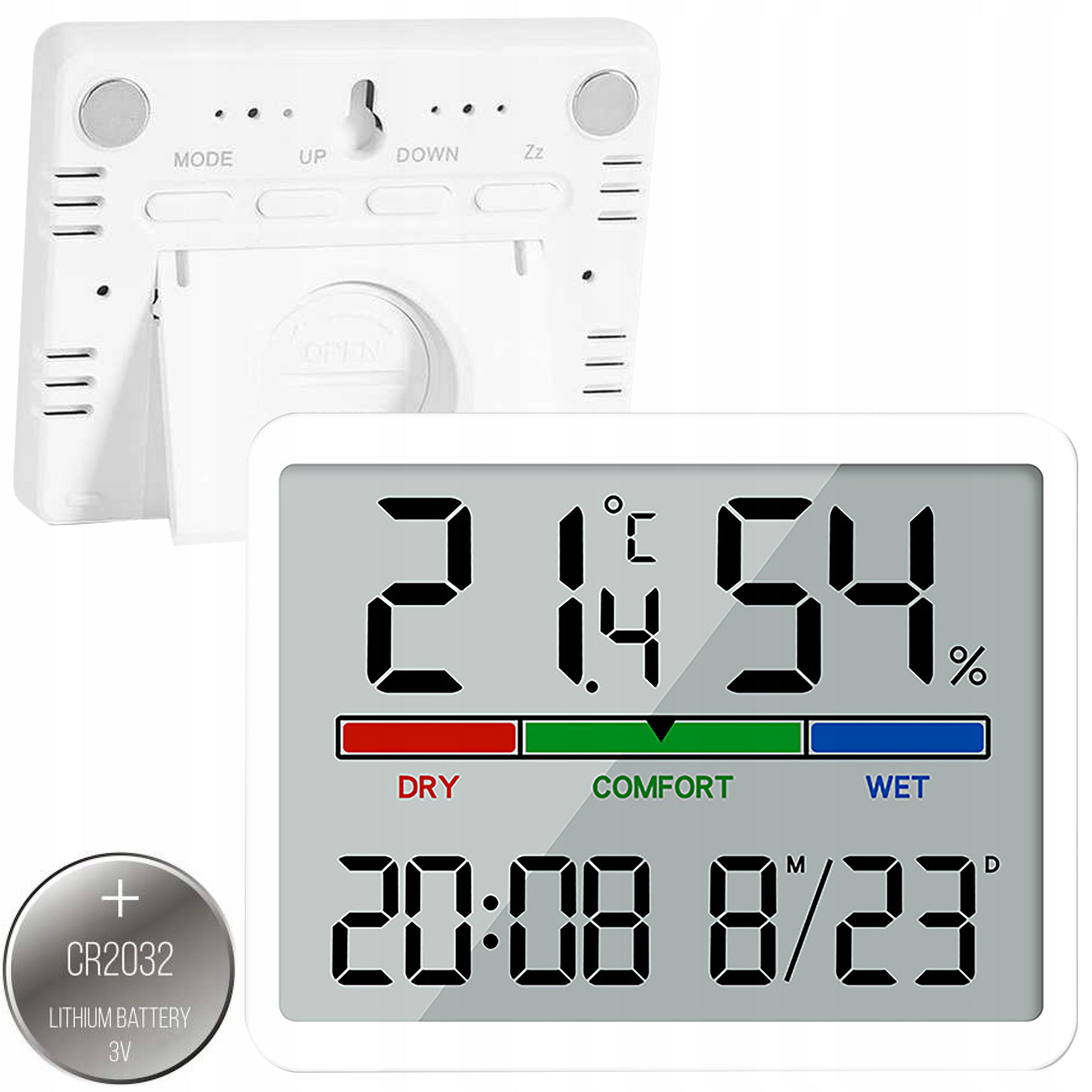 Weather Station Wireless Hygrometer Thermometer ROOM CLOCK Indoor Packaging status original
