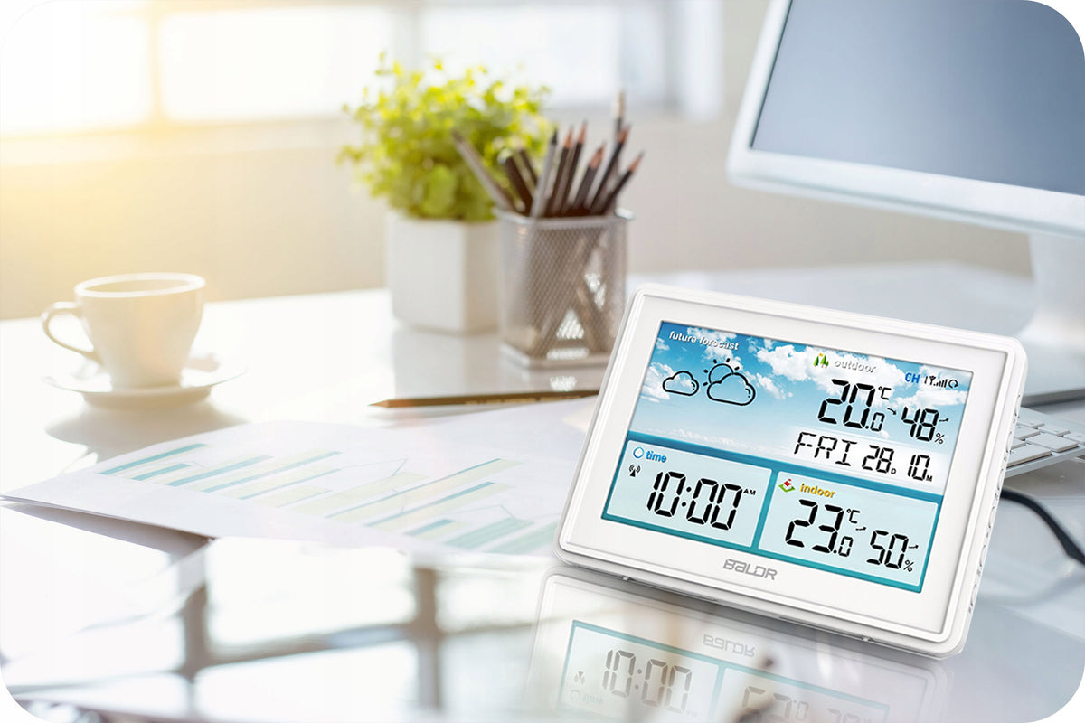 Weather Station Wireless Pressure Temperature Humidity + Sensor Manufacturer code 390900