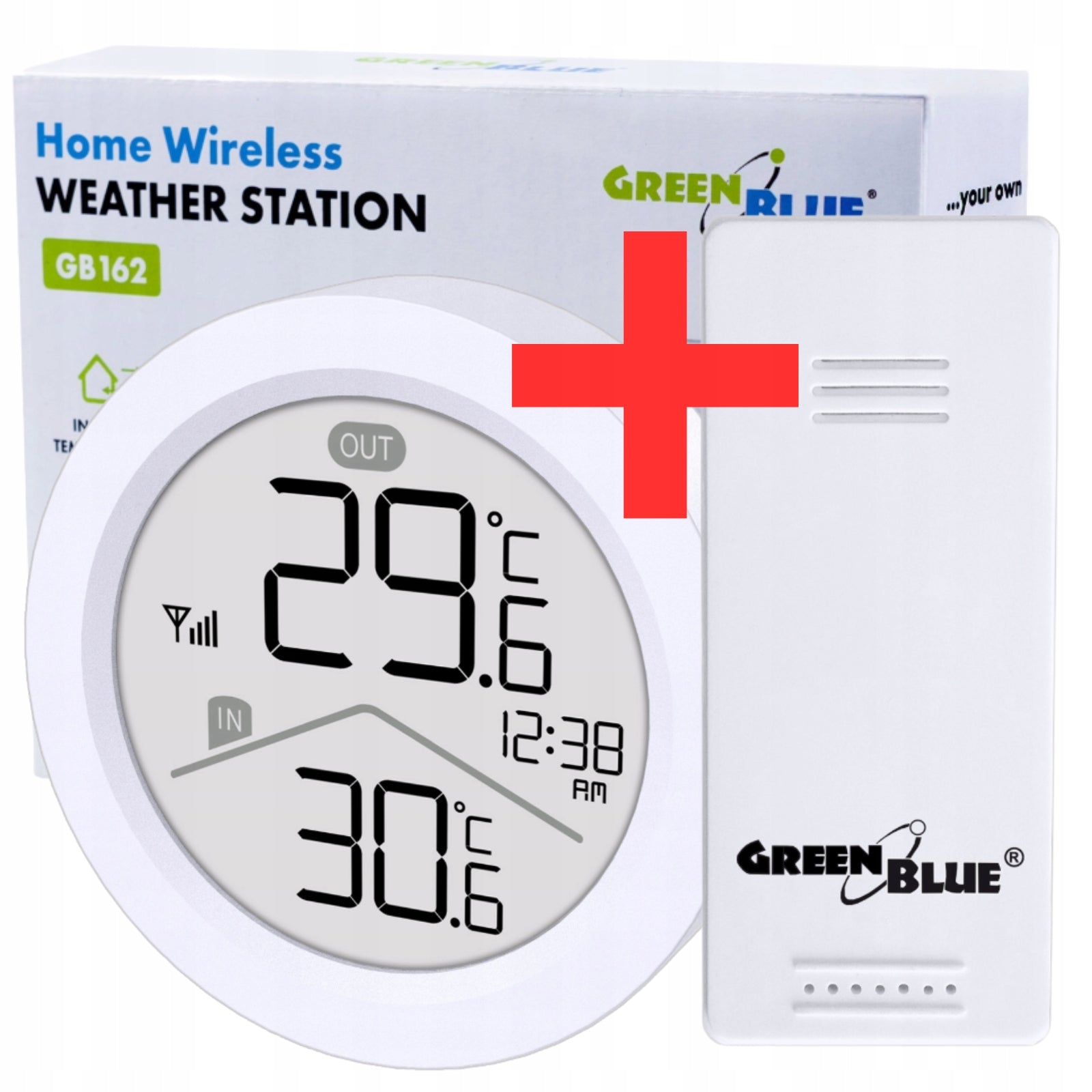 Weather Station Wireless Thermometer with Outdoor Weather Sensor Packaging status original