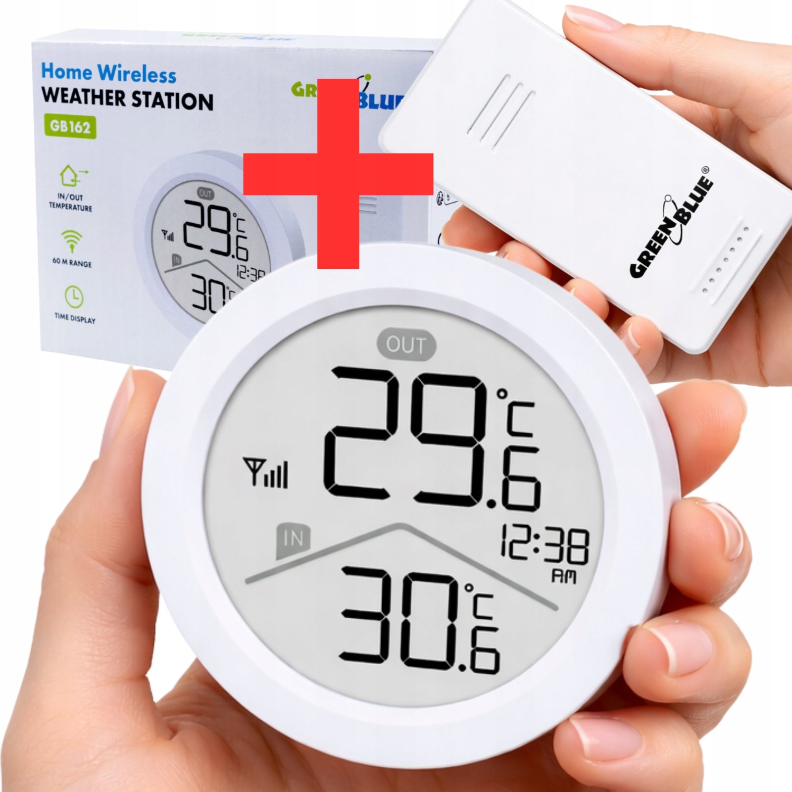 Weather Station Wireless Thermometer with Outdoor Weather Sensor