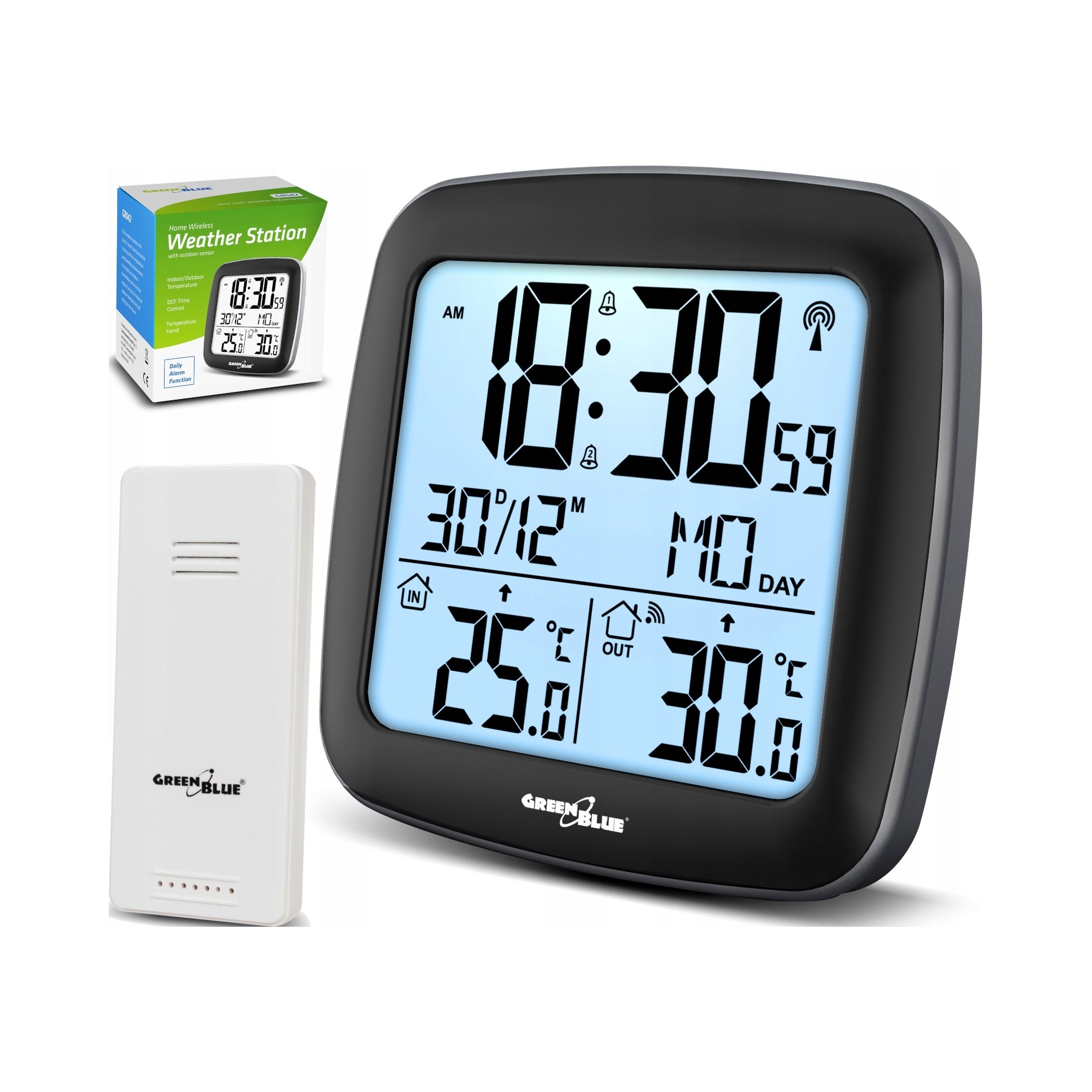 Weather Station Wireless Weather Thermometer with Outdoor Sensor Manufacturer code Stacja pogodowa 60135