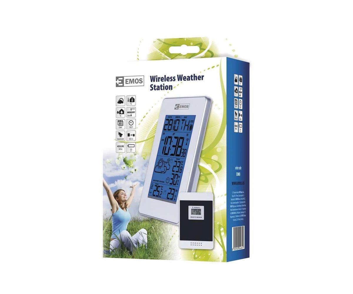 Weather station EMOS METEO E3003 sensor DCF weather Brand Emos