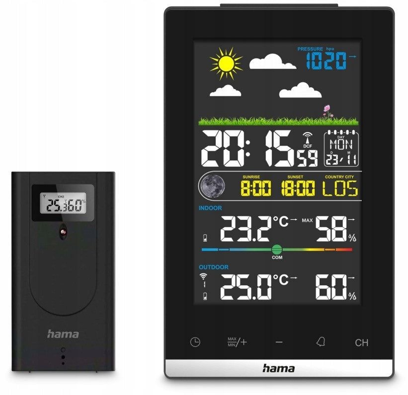 Weather station HAMA Jamaica with external sensor Model JAMAICA