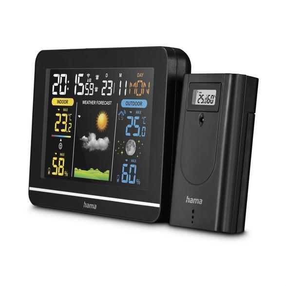 Weather station HAMA Usedom Black Packaging status original
