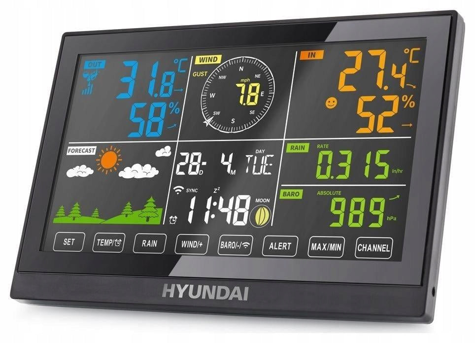 Weather station HYUNDAI HY-WSP5200WIFI Model WSP5200WIFI