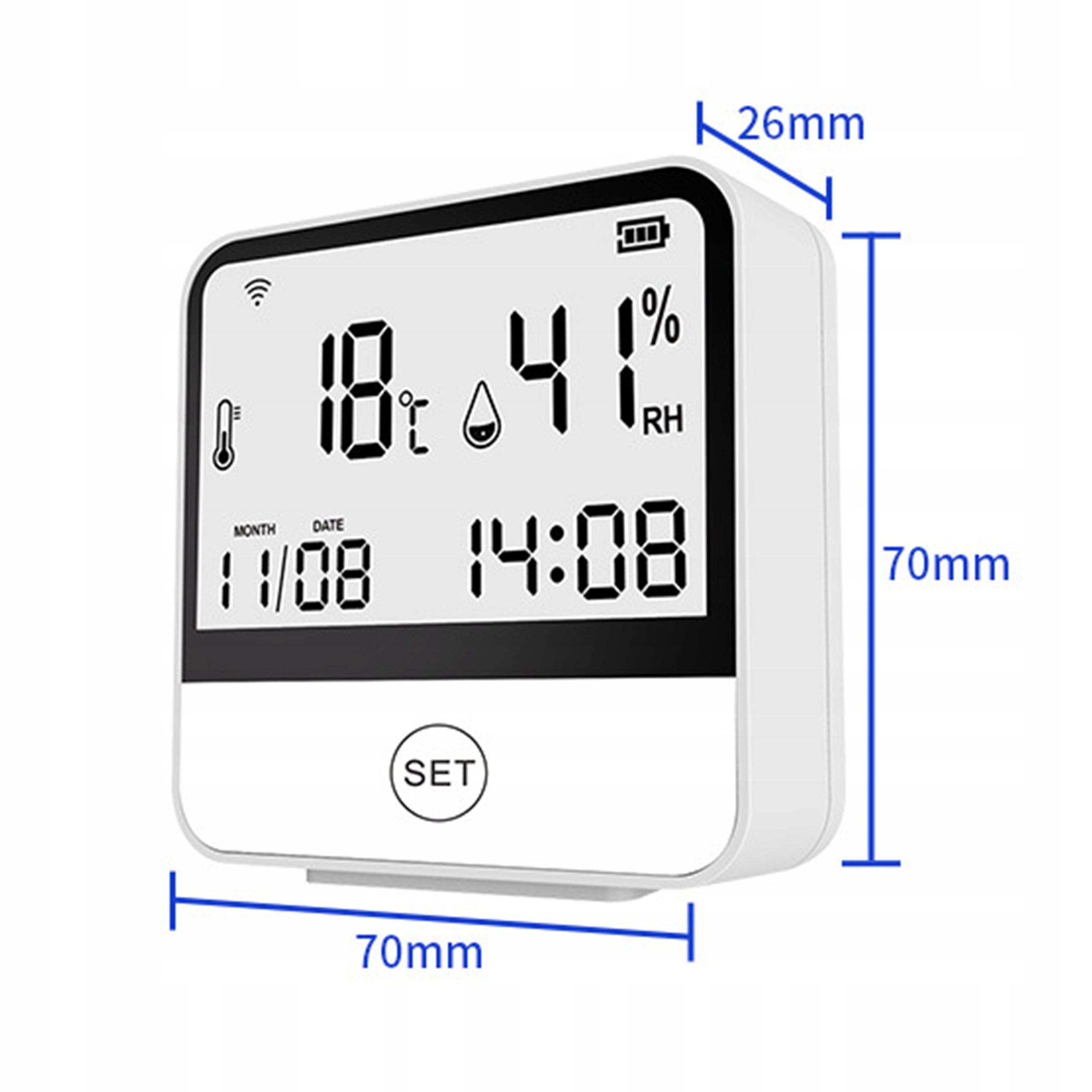 Weather station Renew Force wireless hygrometer clock Brand Renew Force