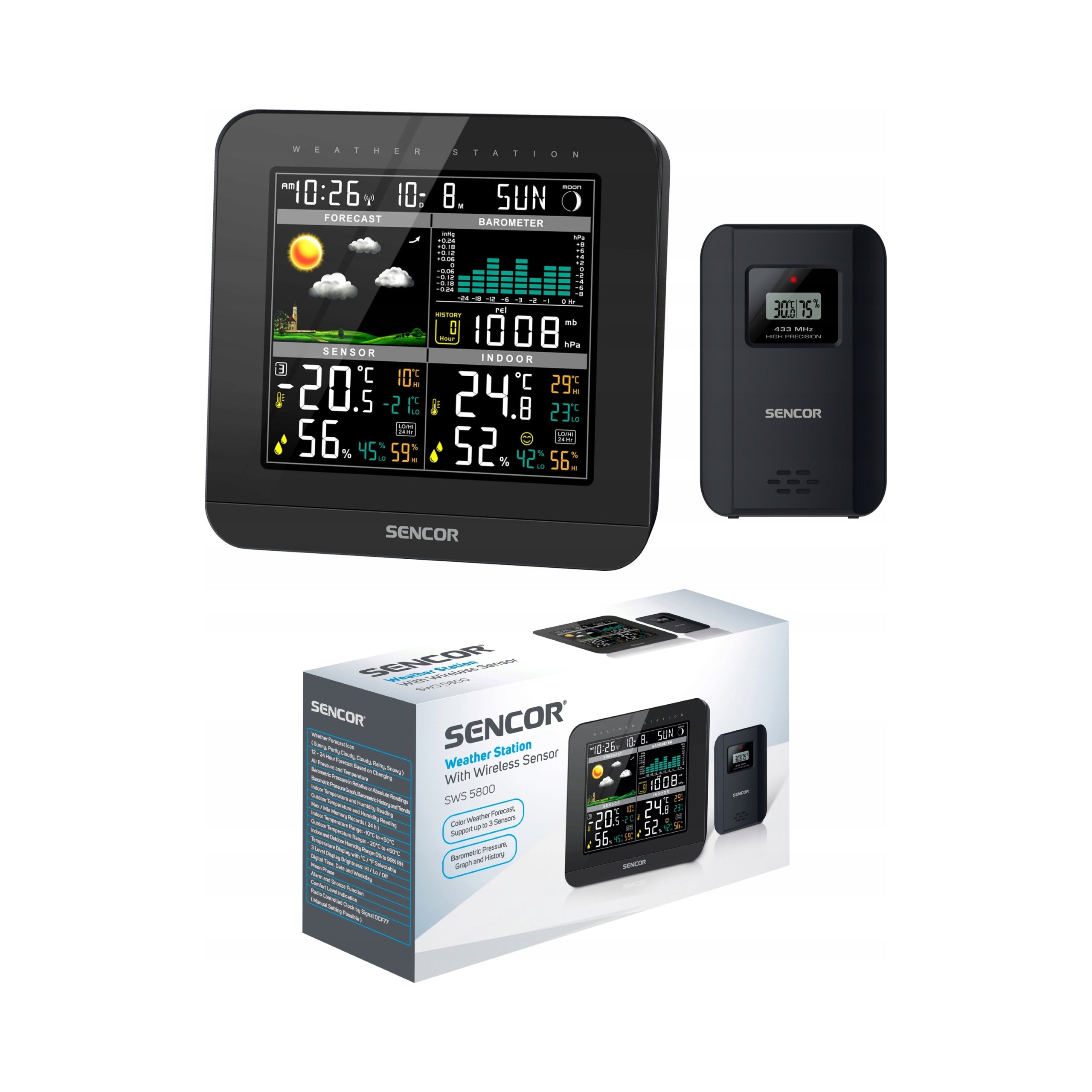 Weather station Sencor SWS 5800