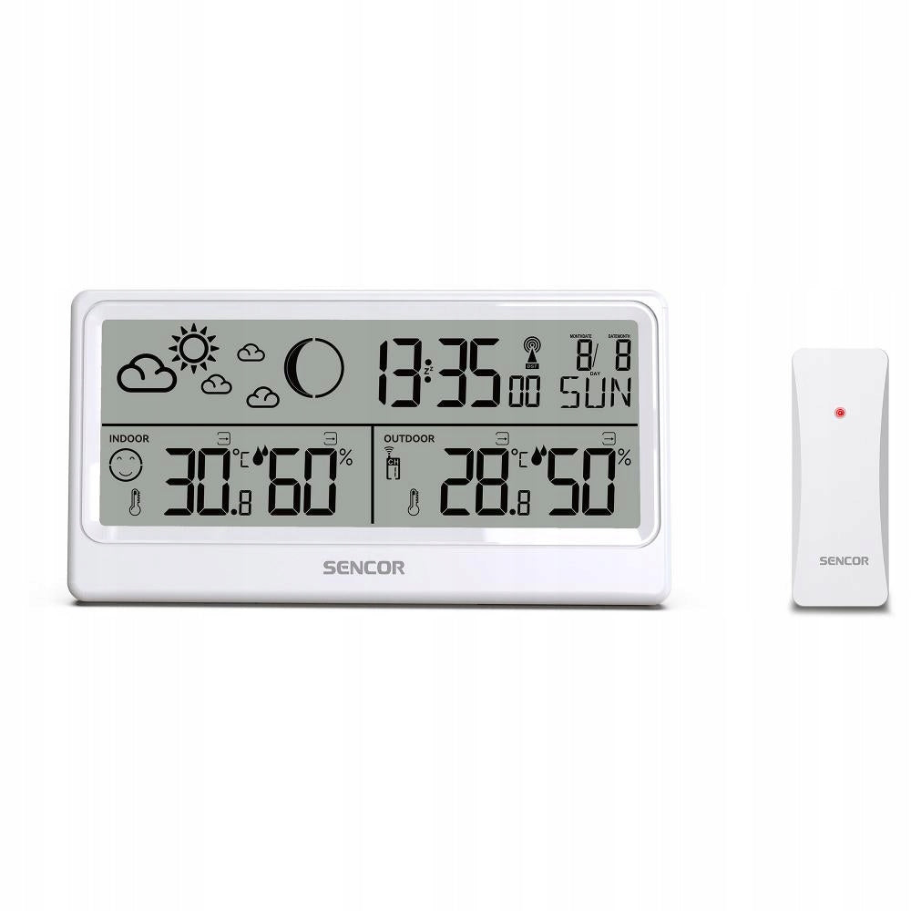 Weather station Sencor SWS3600 forecast temperature measurement +external sensor