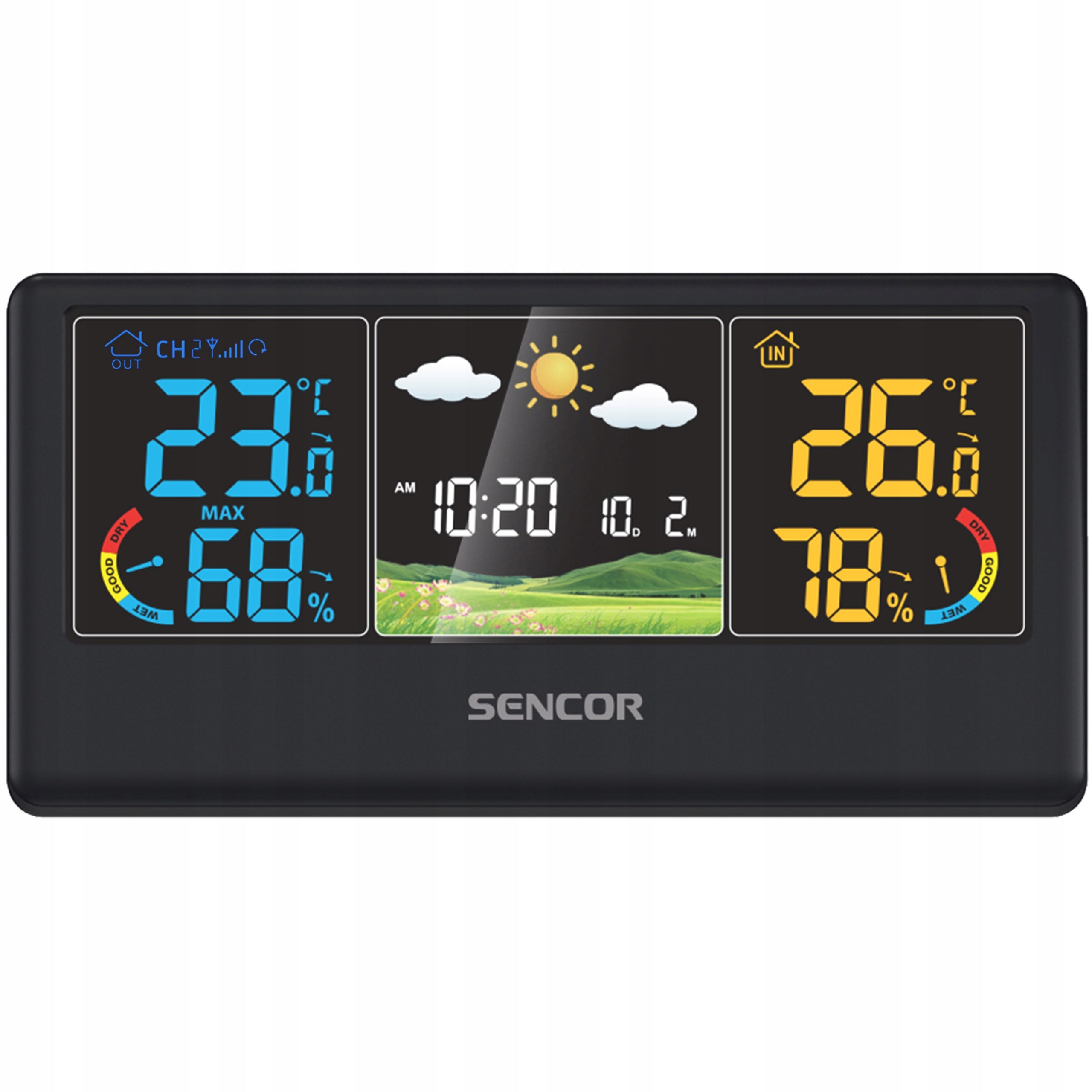 Weather station Sencor SWS4100B color alarm clock nap Brand Sencor