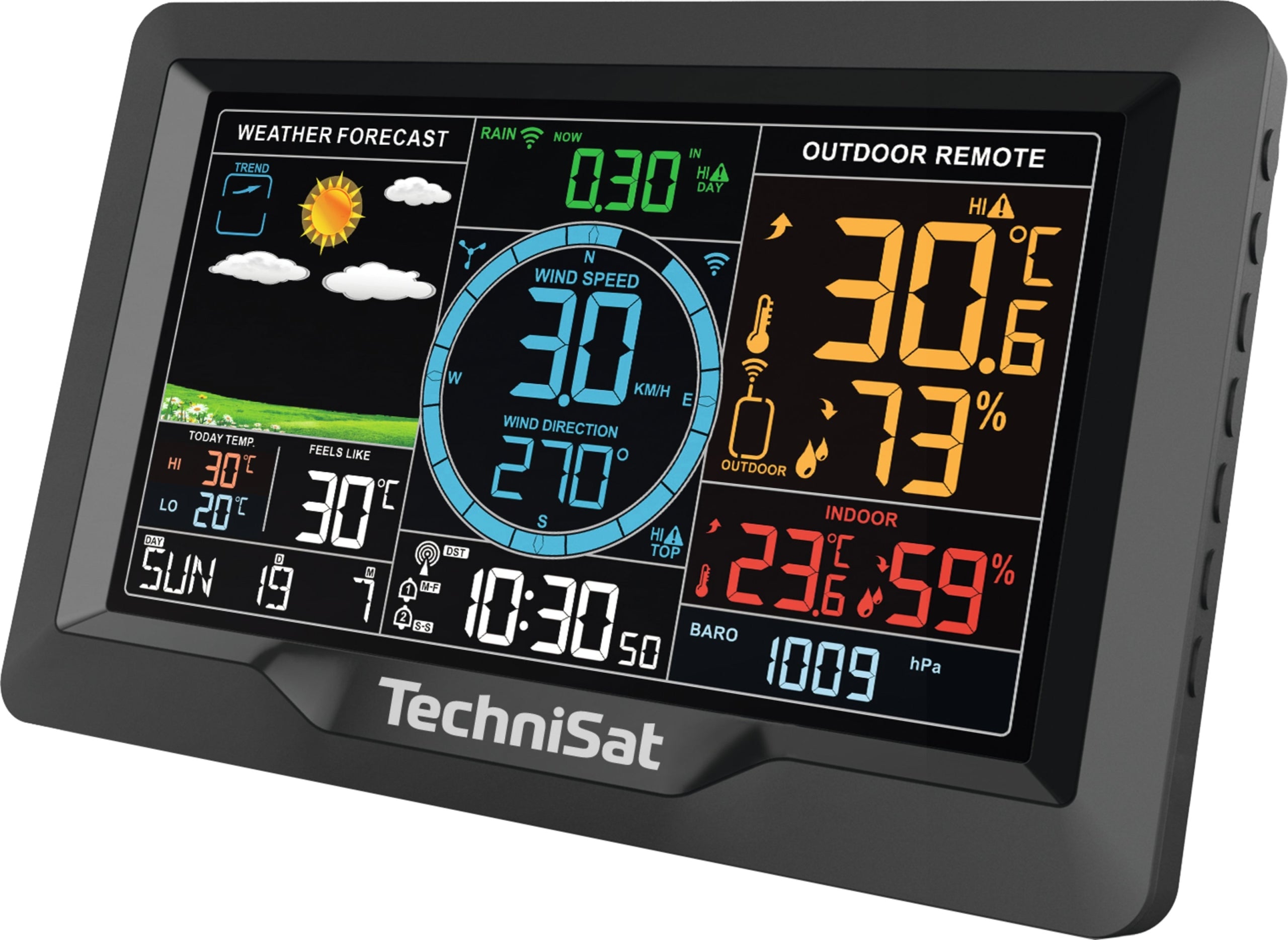Weather station TechniSat IMETEO X6 with wind speed measurement Manufacturer code 76-4924-00