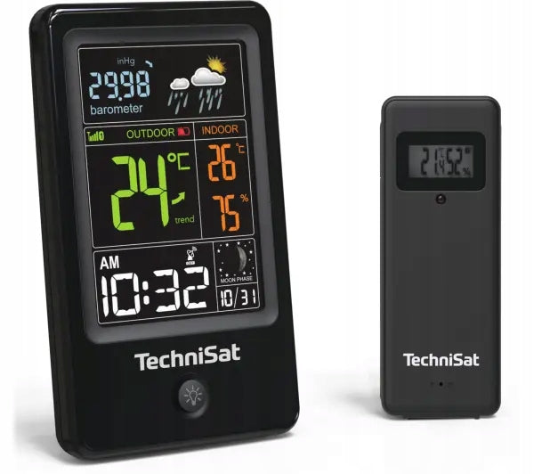 Weather station TechniSat Imeteo 400 Clock Alarm Clock Date Weather Forecast Manufacturer code 76-5038-00