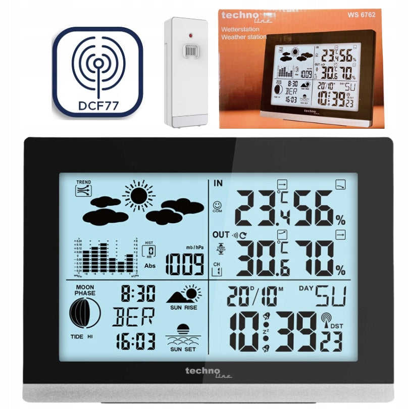 Weather station Technoline WS6762 Signal DCF external sensor