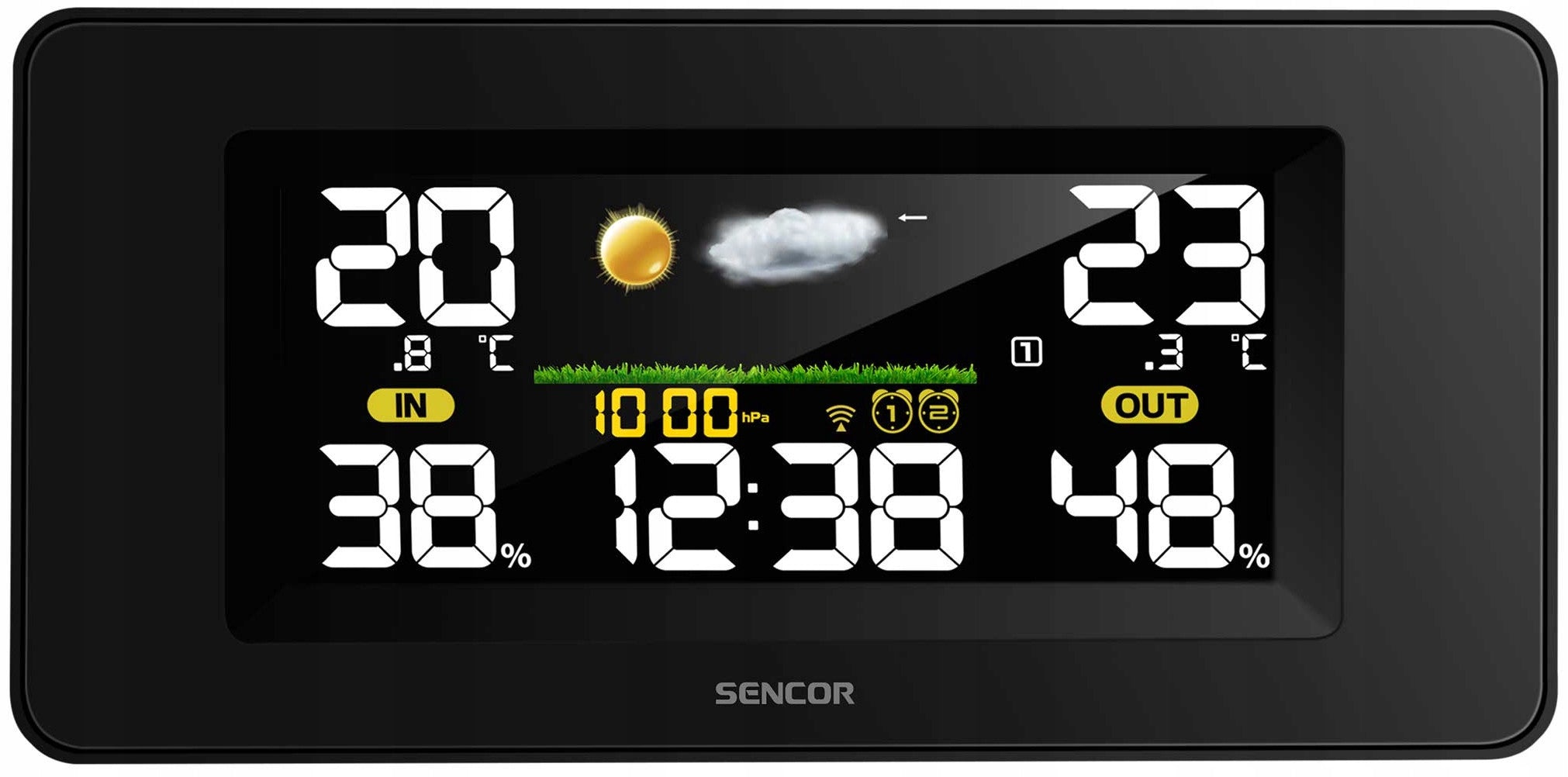 Weather station color LCD CLOCK weather forecast detector PRESSURE HUMIDITY